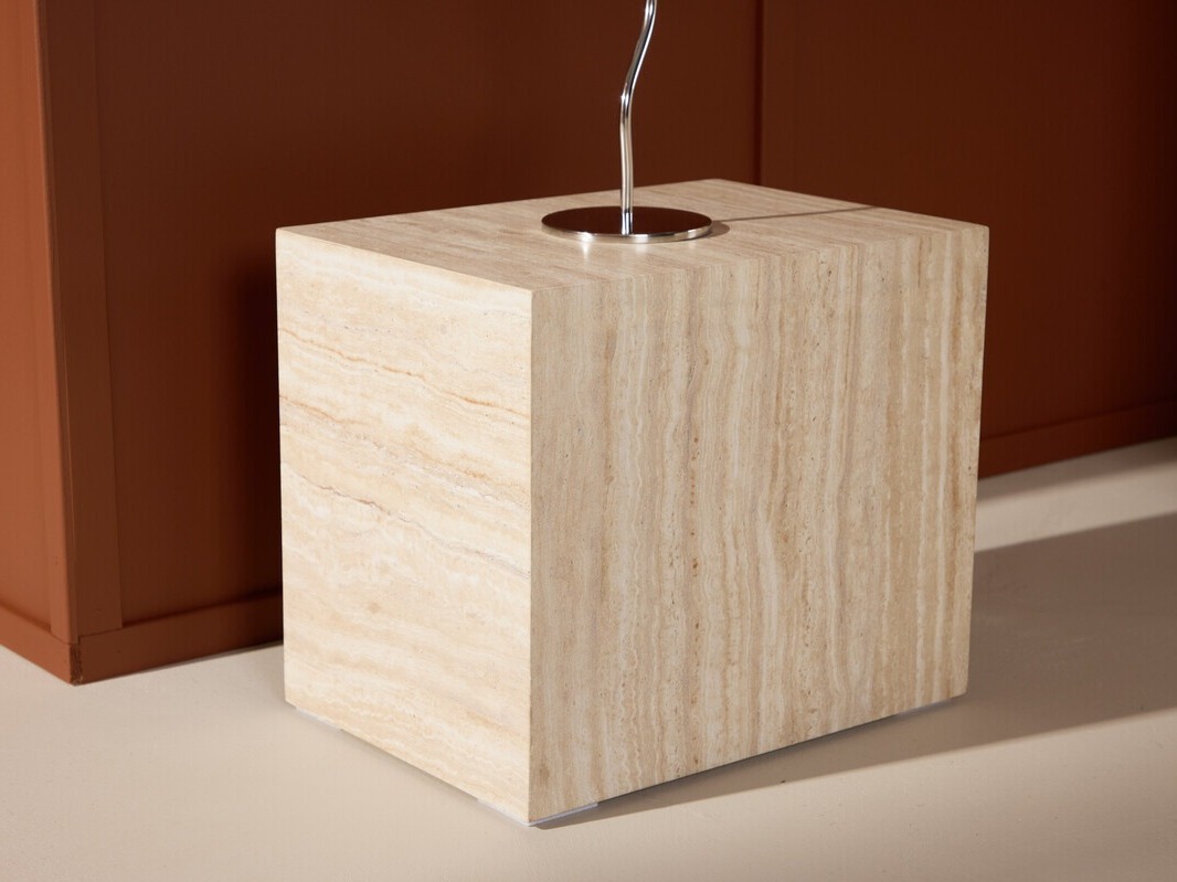 Table d'appoint Dallas 5005 (Clair Travertine)