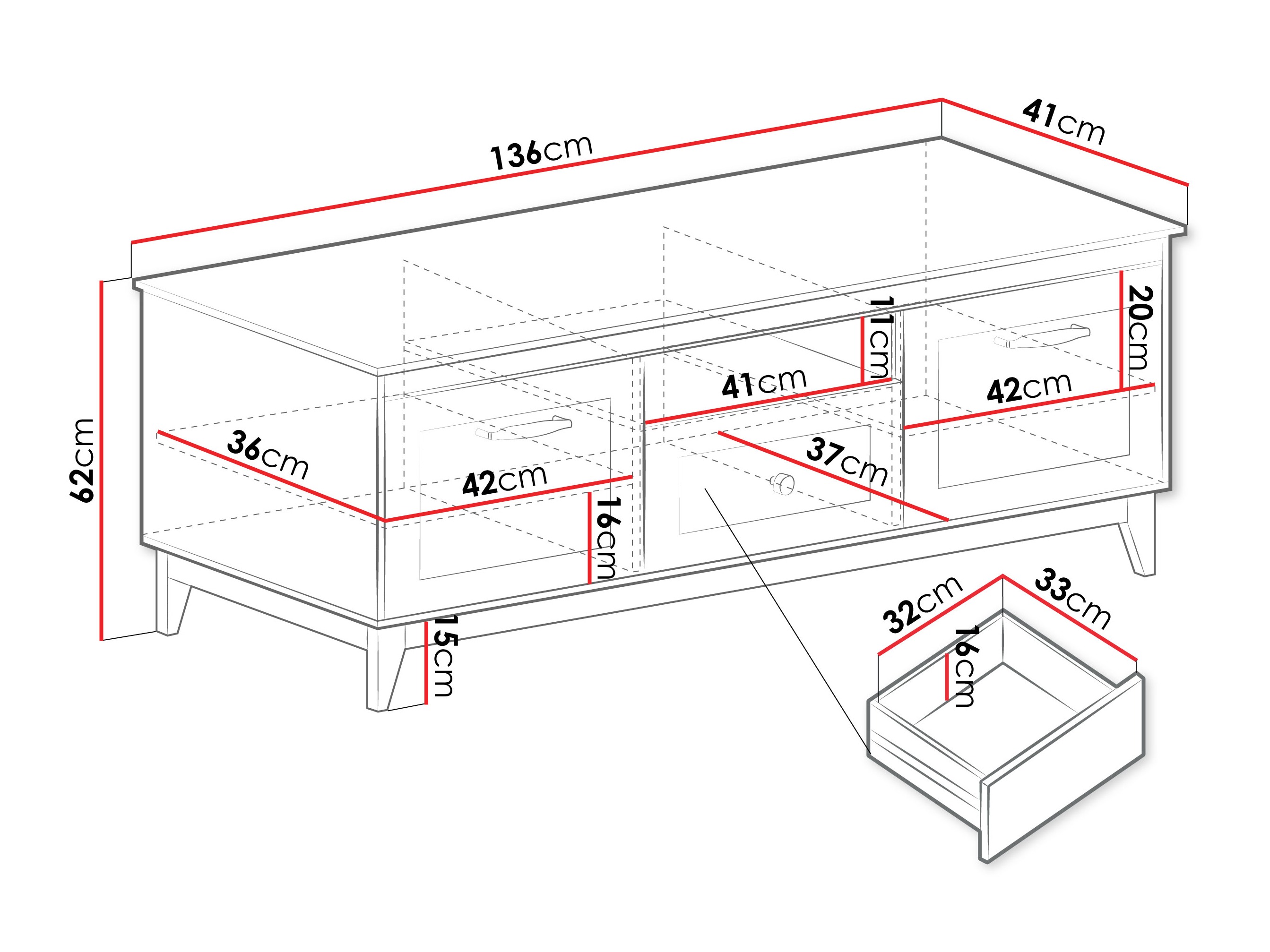 Meuble TV Sonfera 107