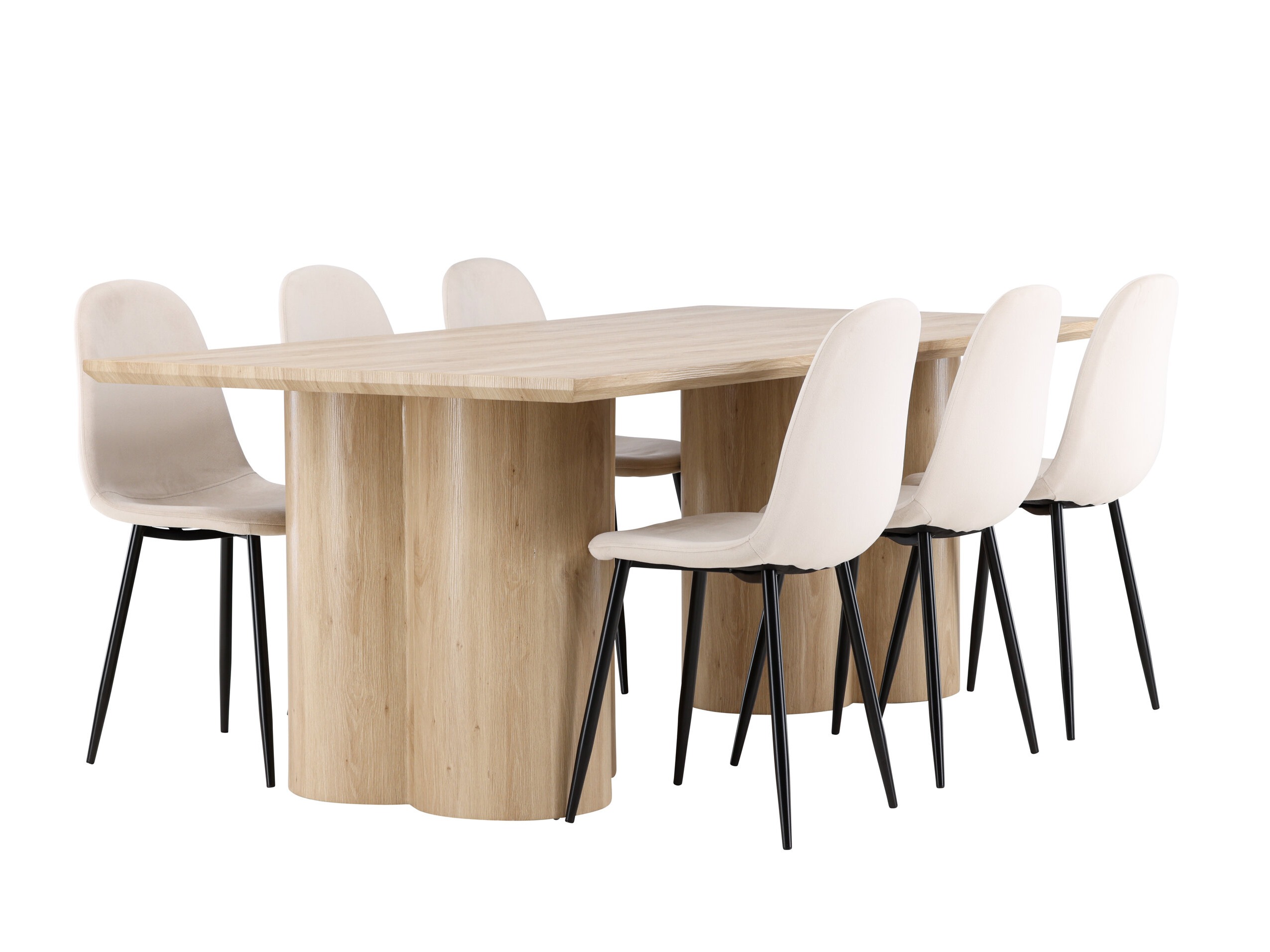 Salle à manger complète Dallas 5018 (Beige)