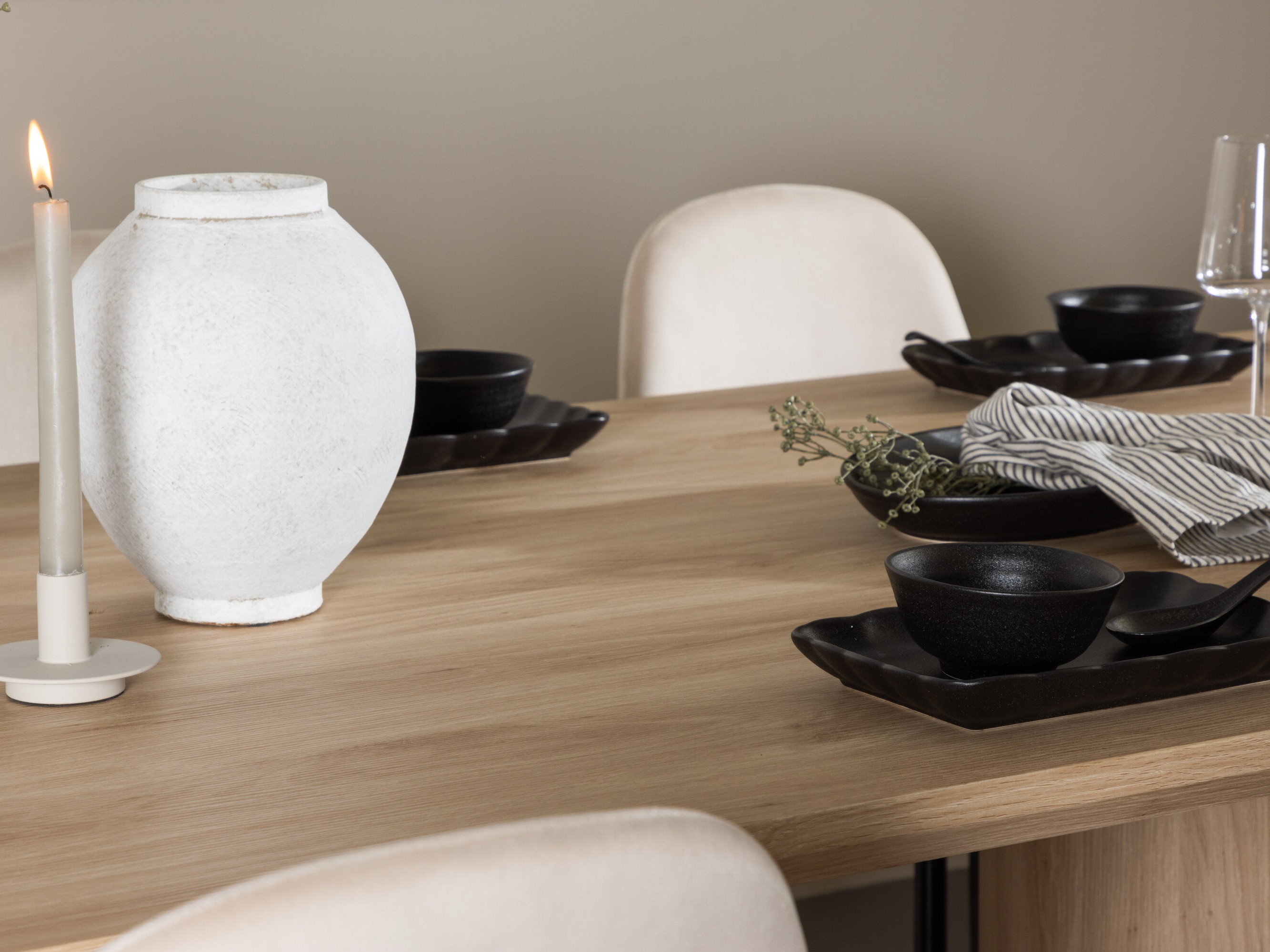 Salle à manger complète Dallas 5018 (Beige)