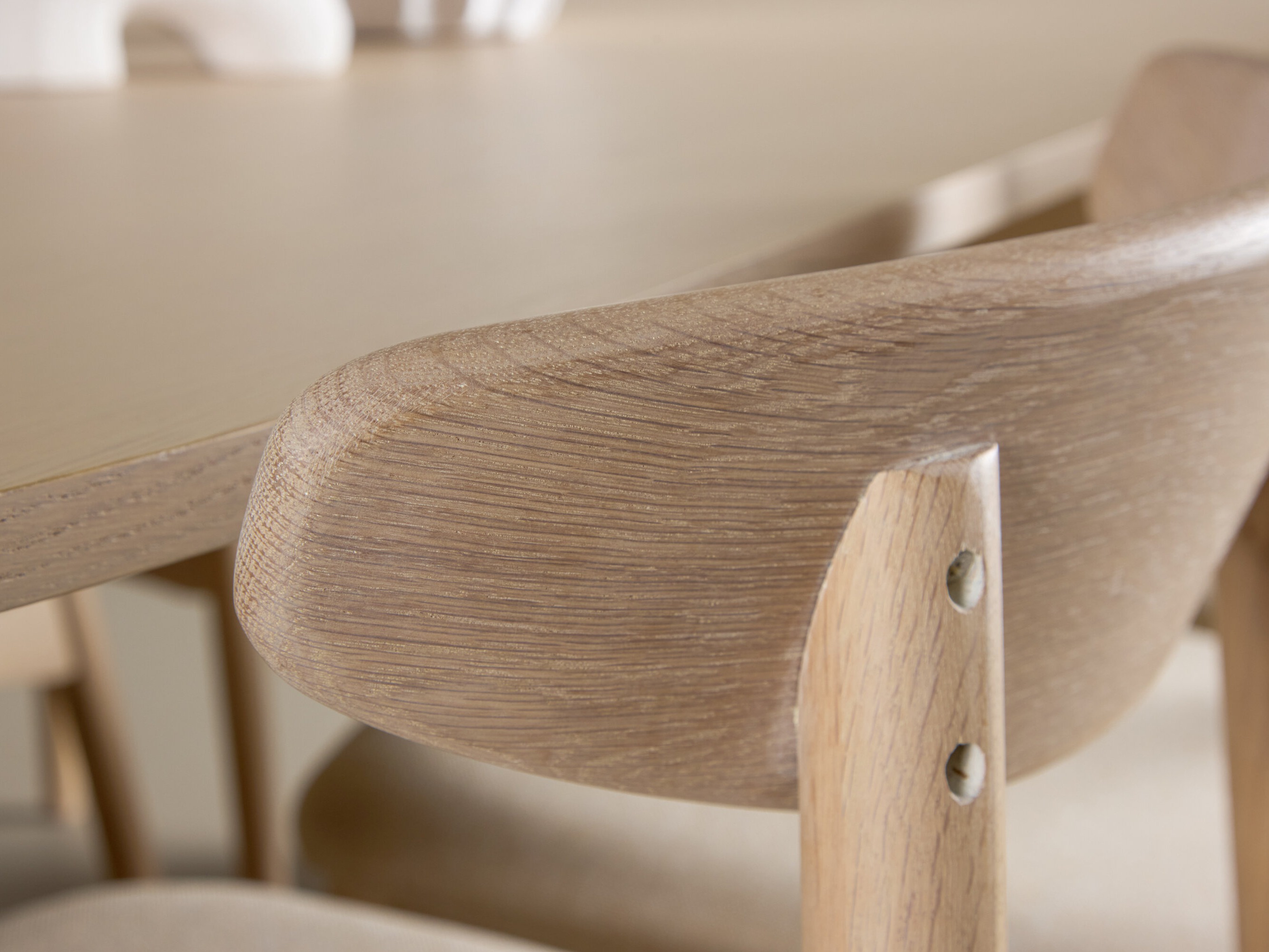 Salle à manger complète Dallas 5020 (Clair bois + Beige)