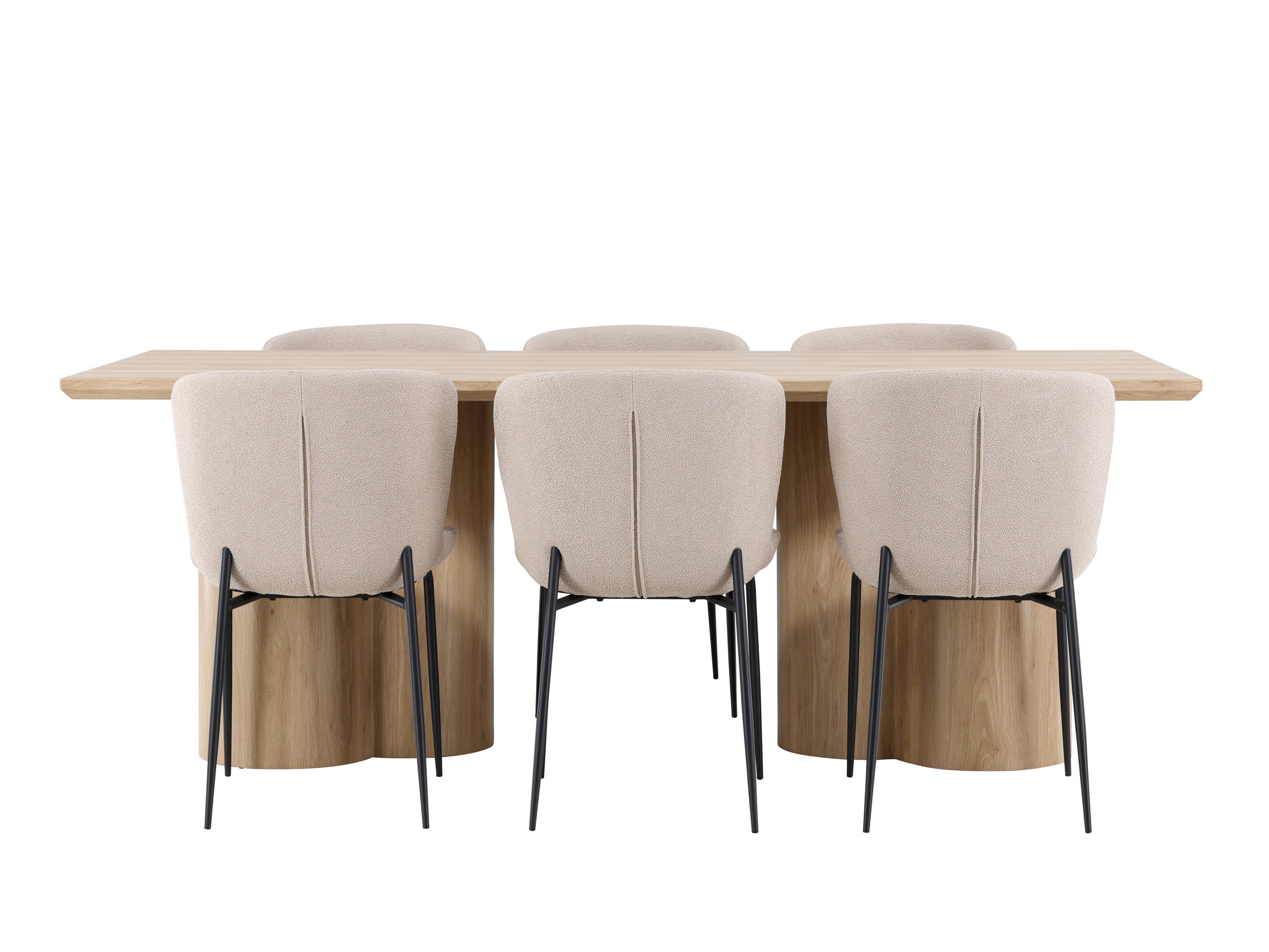 Salle à manger complète Dallas 5021 (Beige)