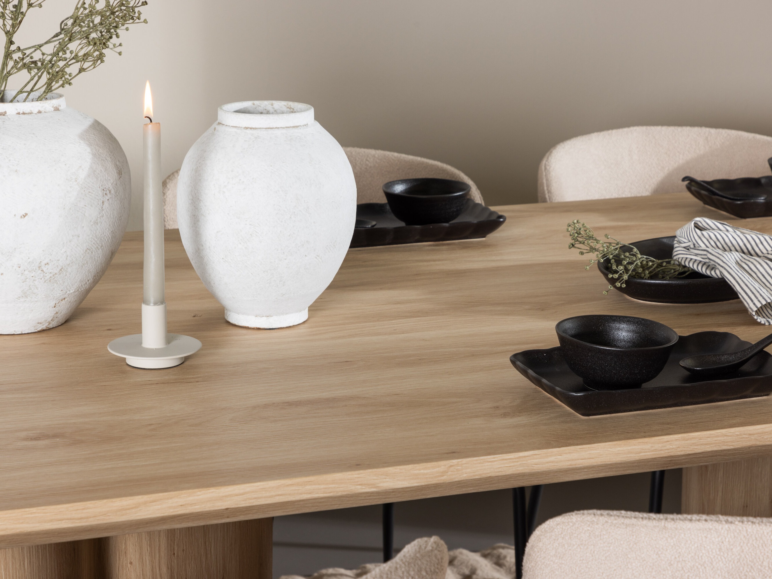 Salle à manger complète Dallas 5021 (Beige)