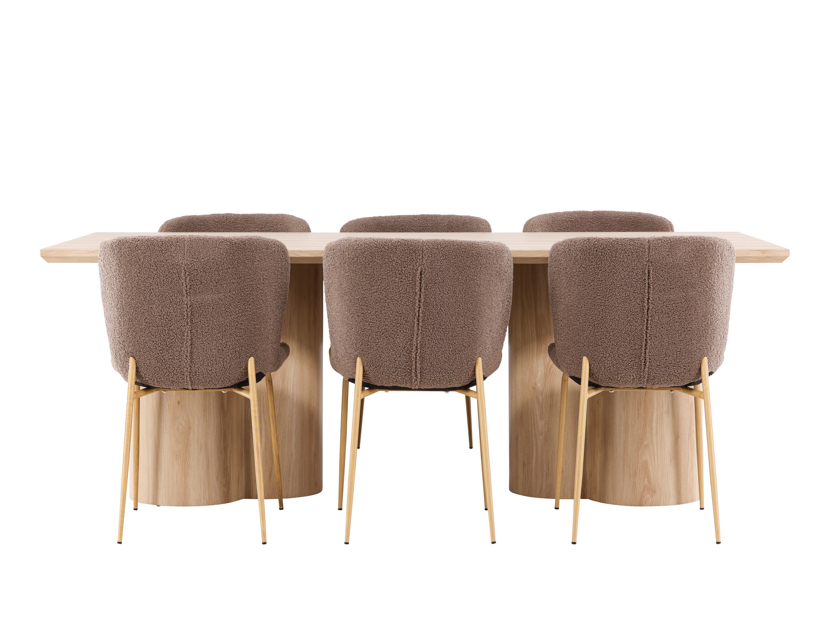 Salle à manger complète Dallas 5021 (Marron)