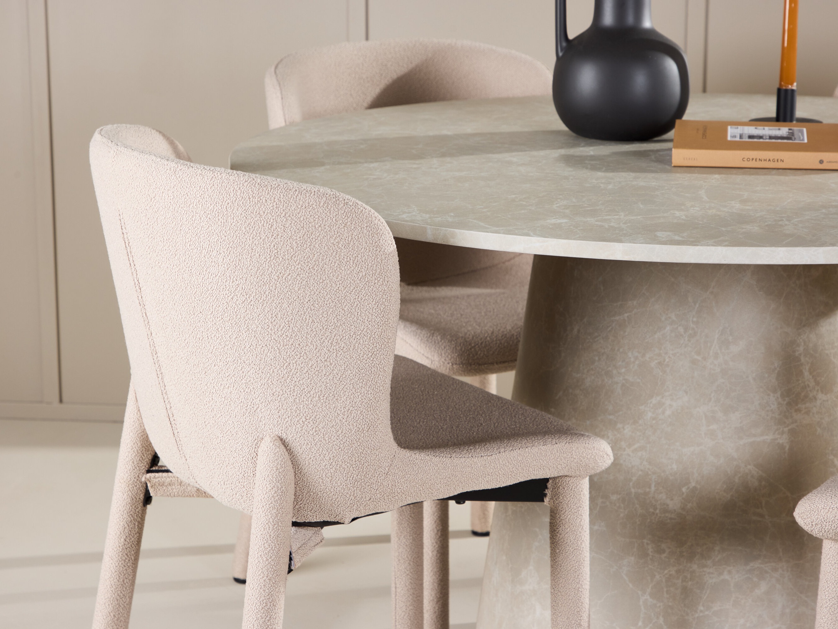 Salle à manger complète Dallas 5023 (Beige)