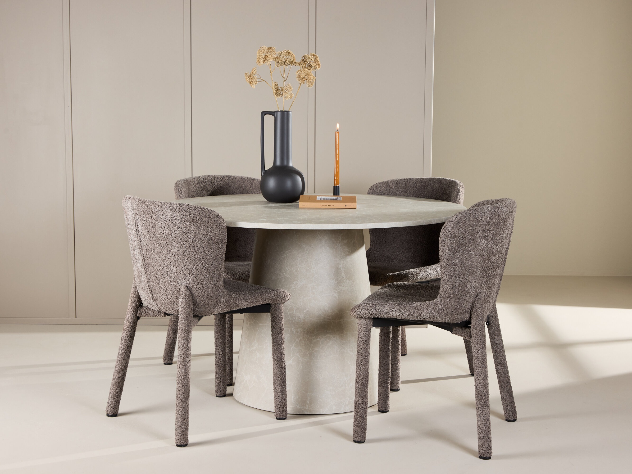 Salle à manger complète Dallas 5023 (Marron)