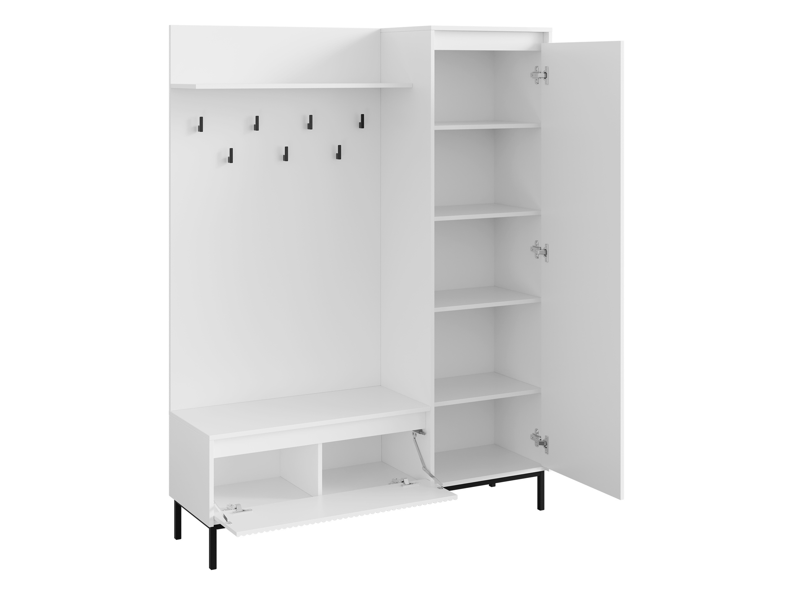 Meuble d'entrée Comfivo Delruva 112 (Cachemire)