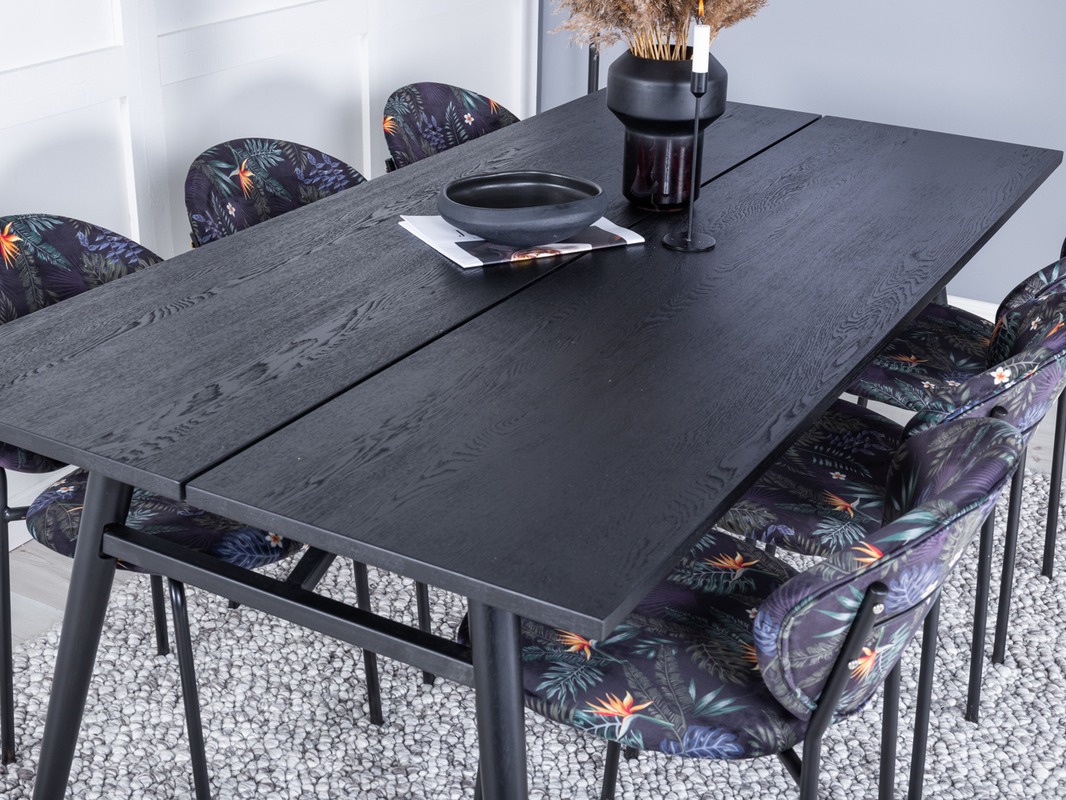 Salle à manger complète Dallas 5025 (Motif floral)