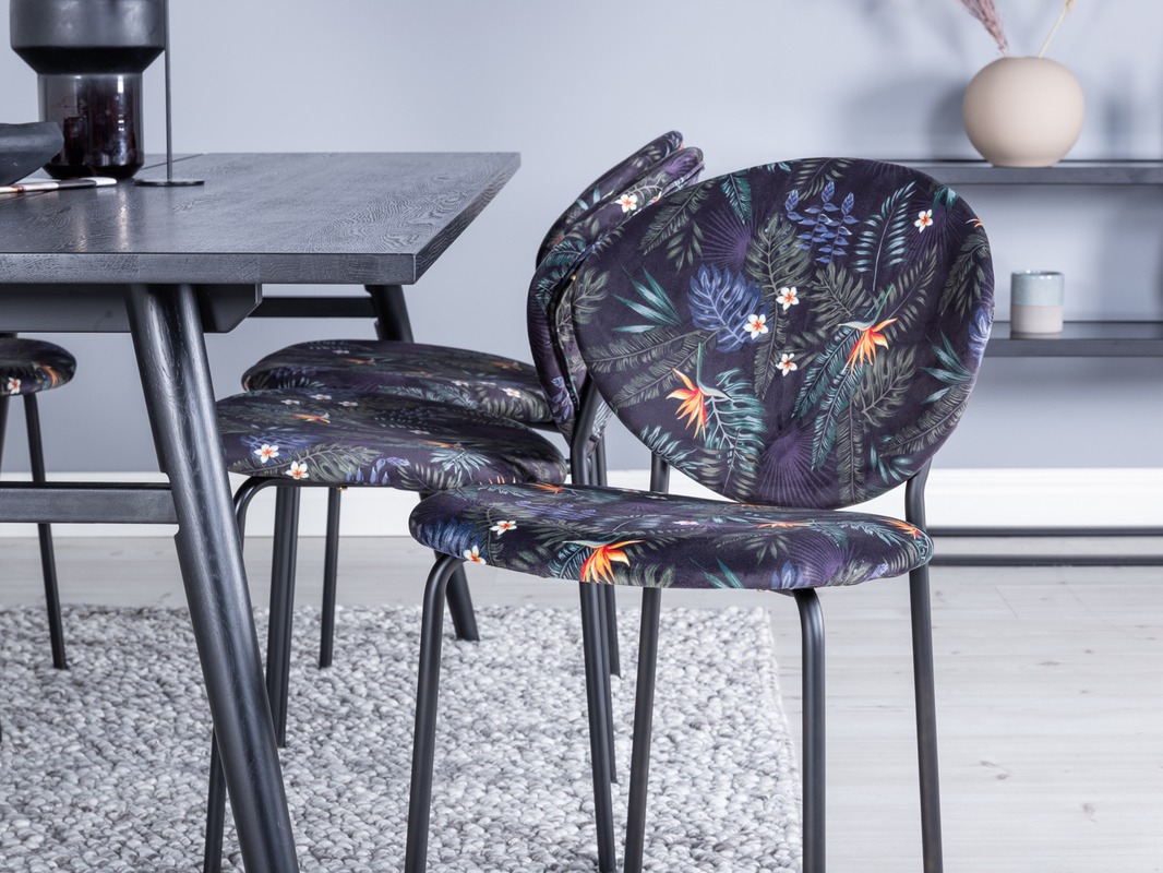 Salle à manger complète Dallas 5025 (Motif floral)