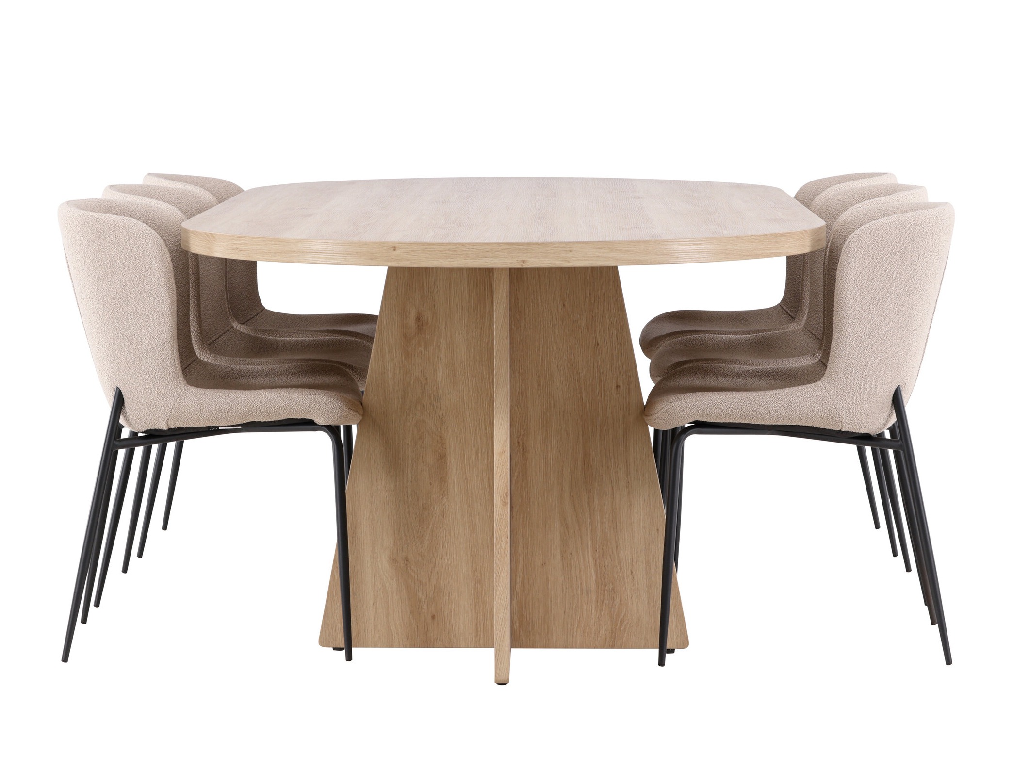 Salle à manger complète Dallas 4990 (Beige)