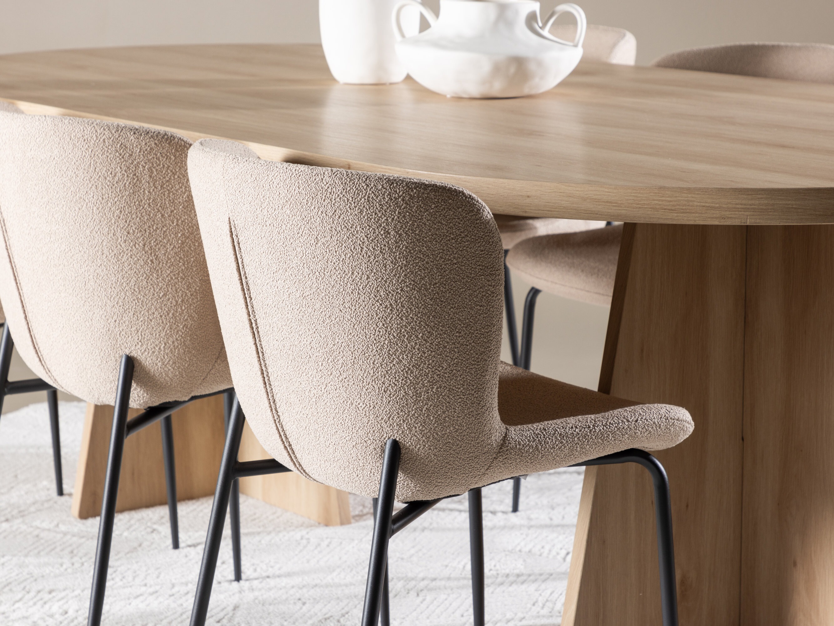 Salle à manger complète Dallas 4990 (Beige)