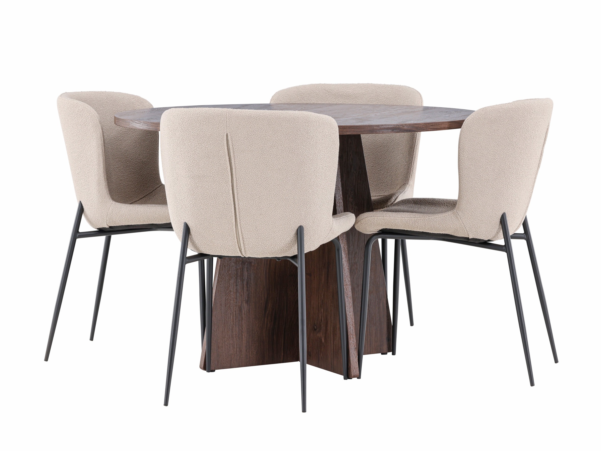 Salle à manger complète Dallas 5051 (Beige)