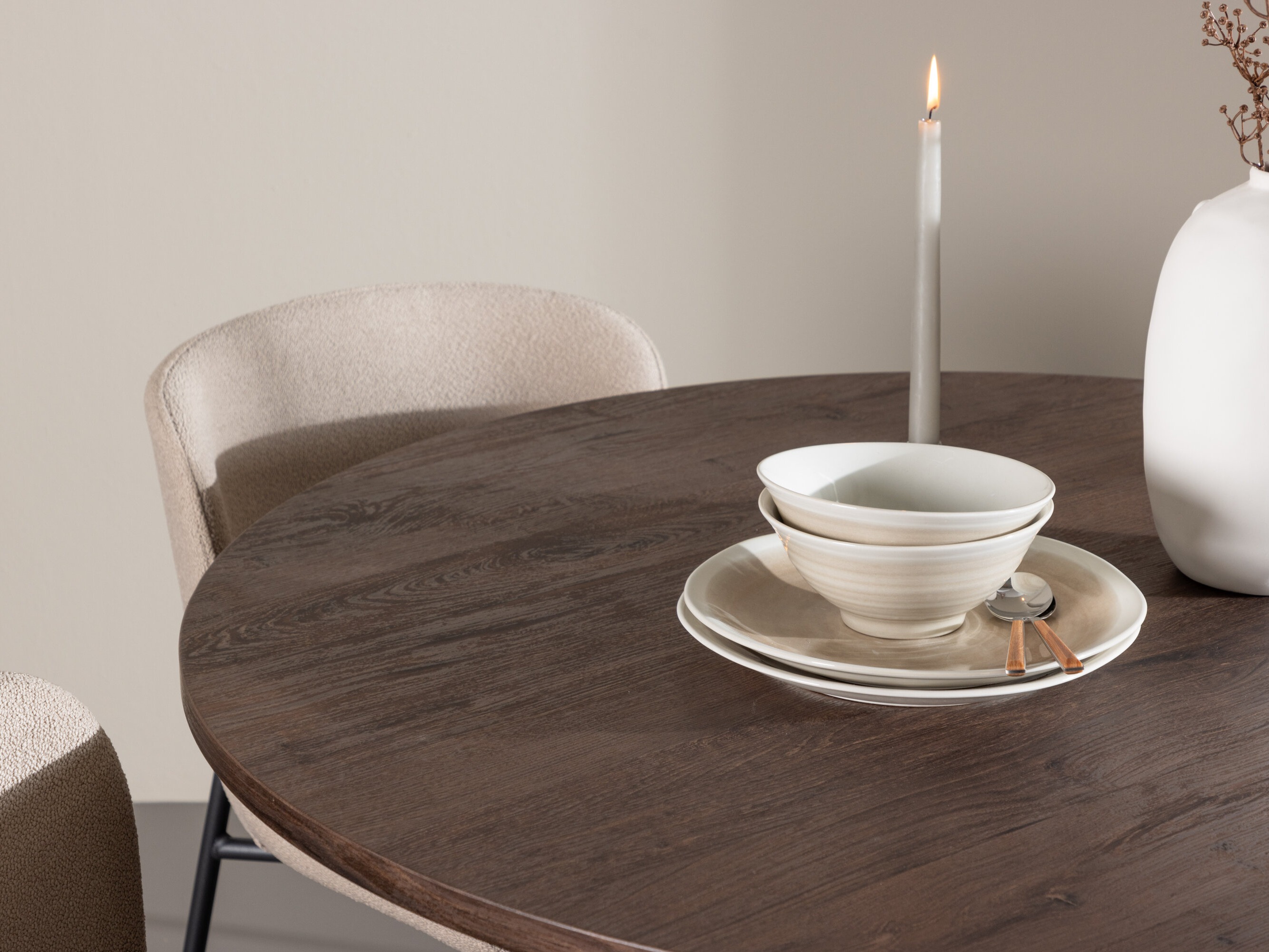 Salle à manger complète Dallas 5051 (Beige)