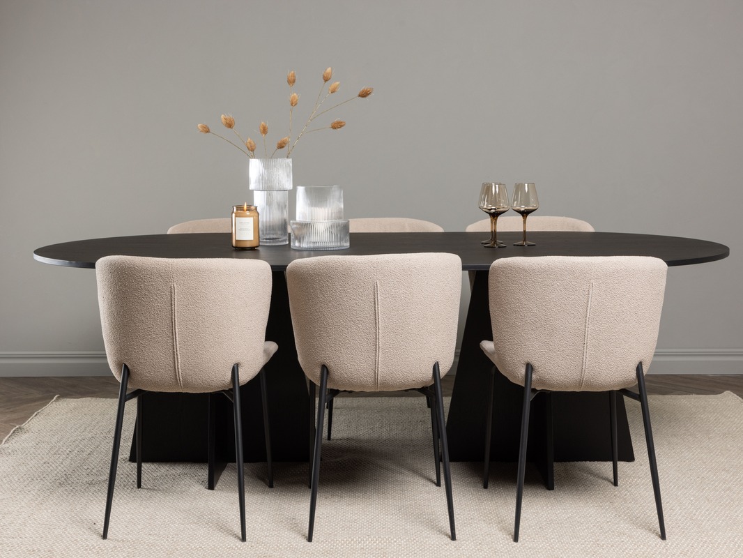 Salle à manger complète Dallas 5052 (Beige)