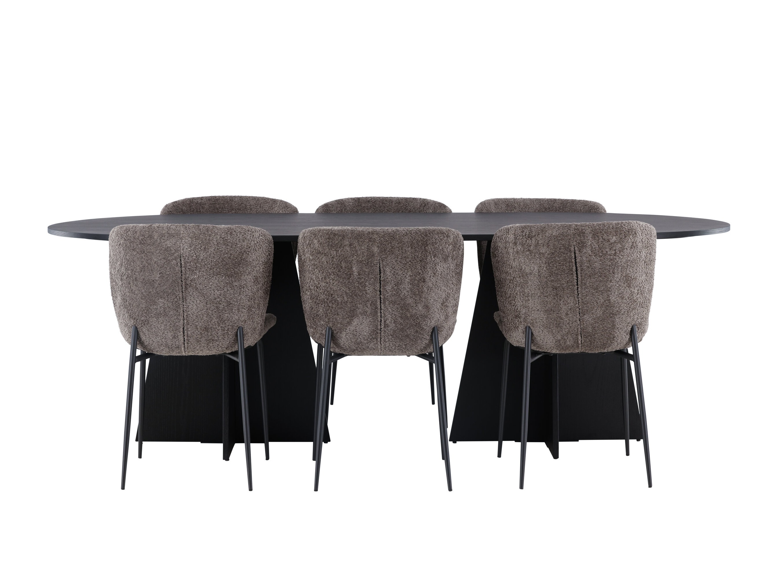 Salle à manger complète Dallas 5052 (Marron)