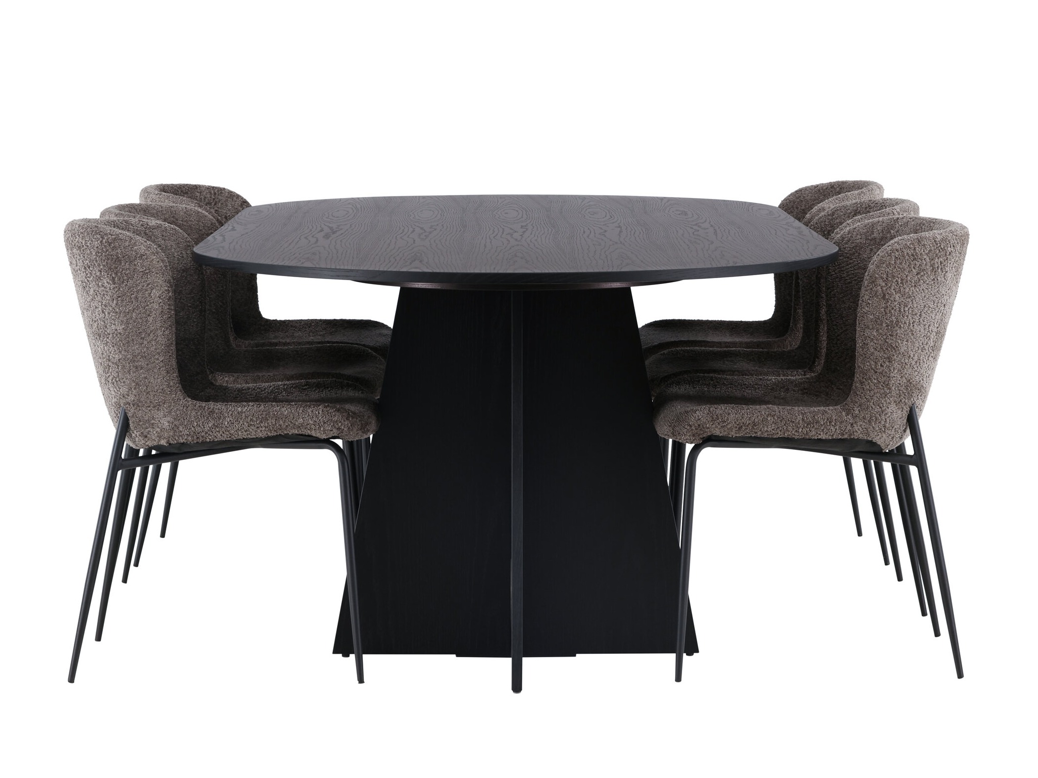 Salle à manger complète Dallas 5052 (Marron)