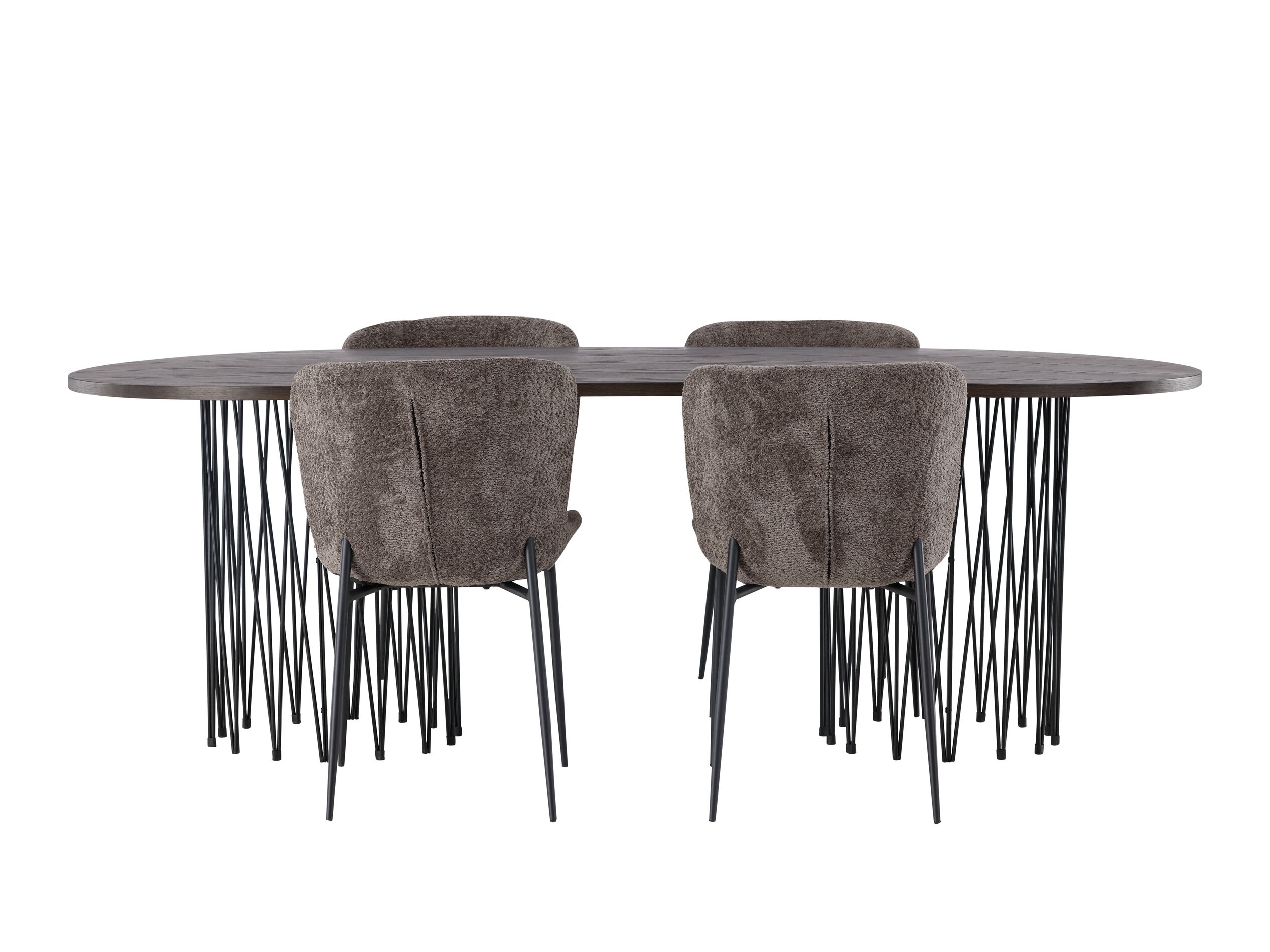 Salle à manger complète Dallas 5065 (Marron)