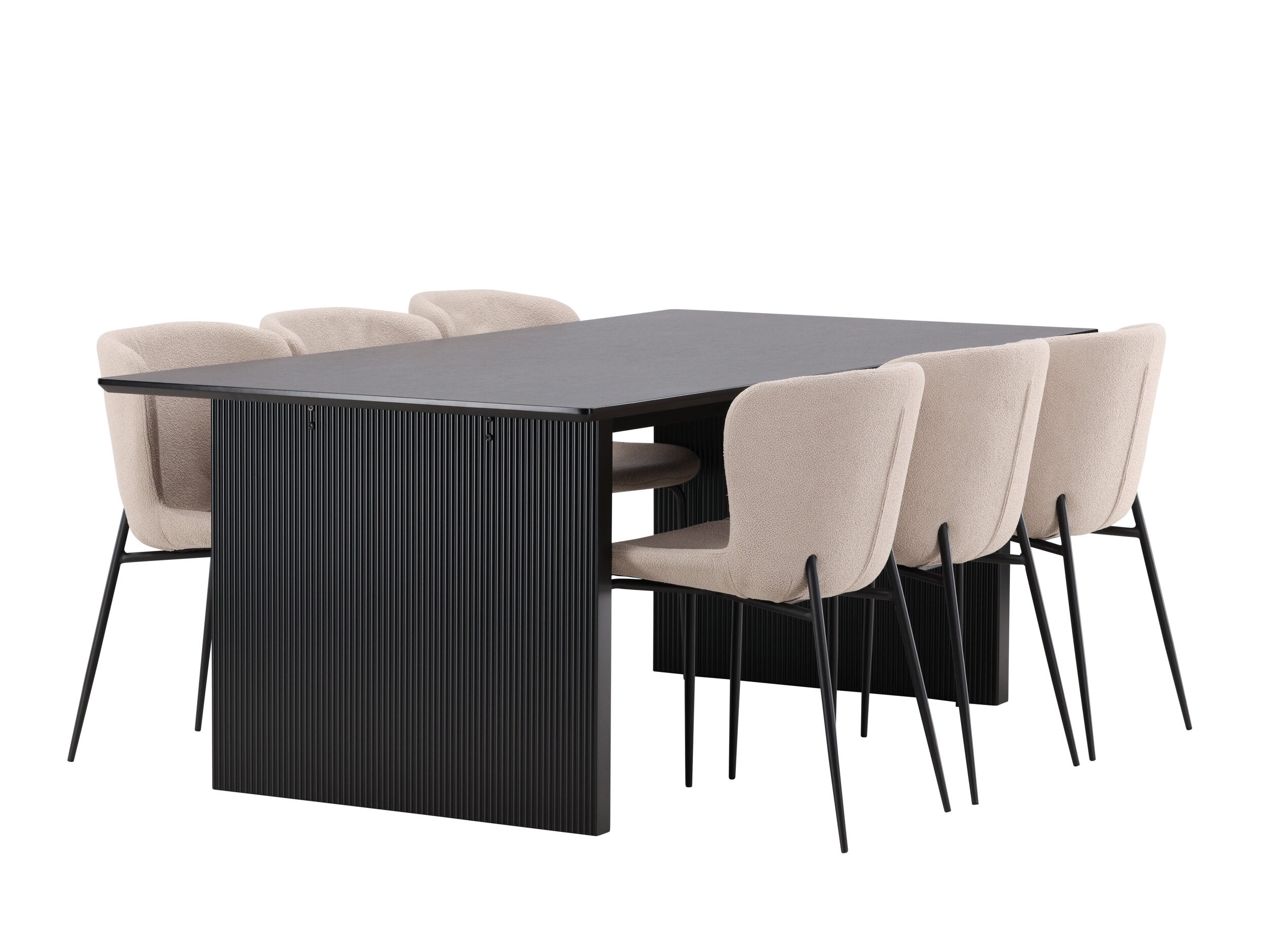 Salle à manger complète Dallas 5066 (Beige)