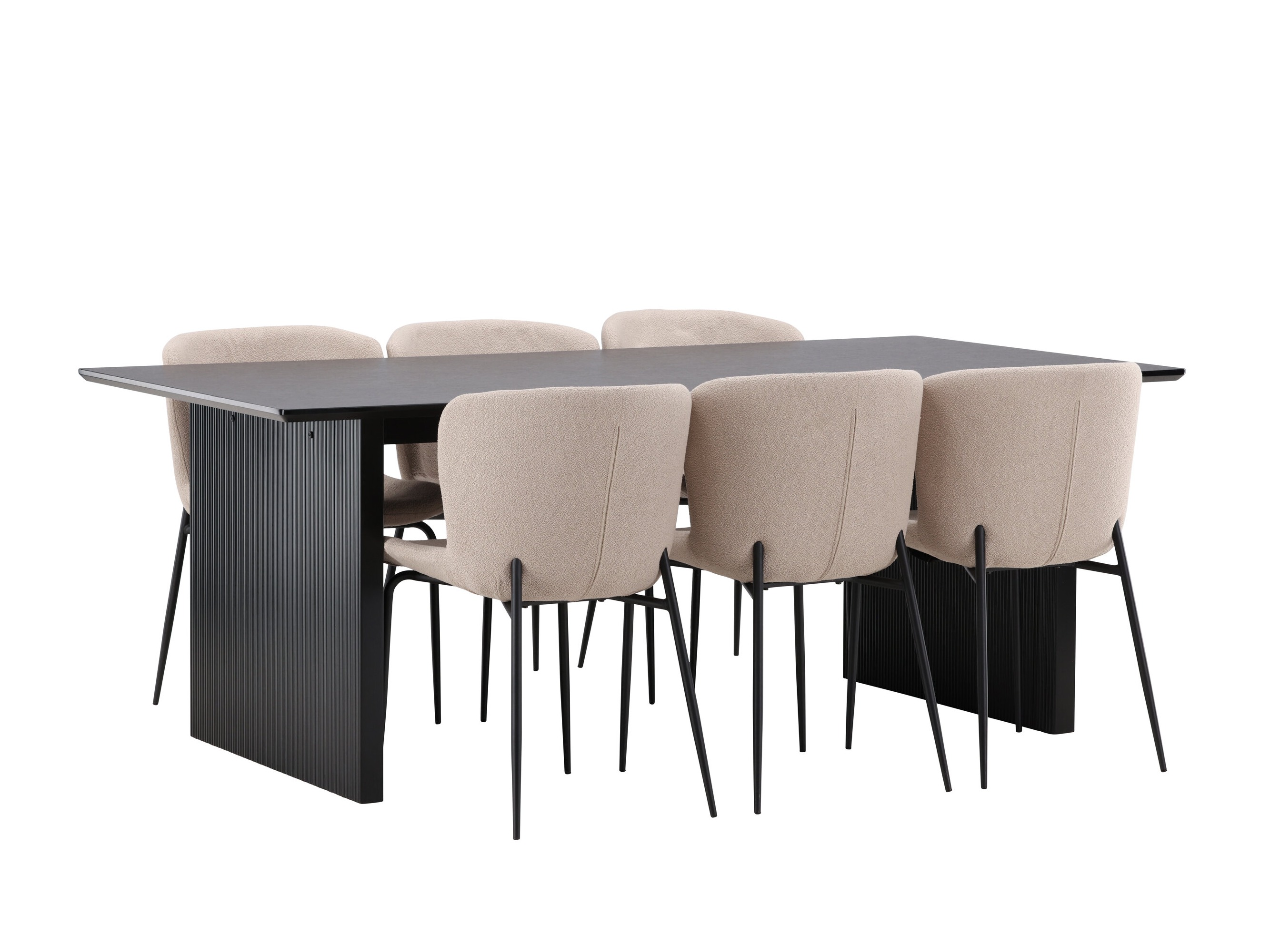 Salle à manger complète Dallas 5066 (Beige)