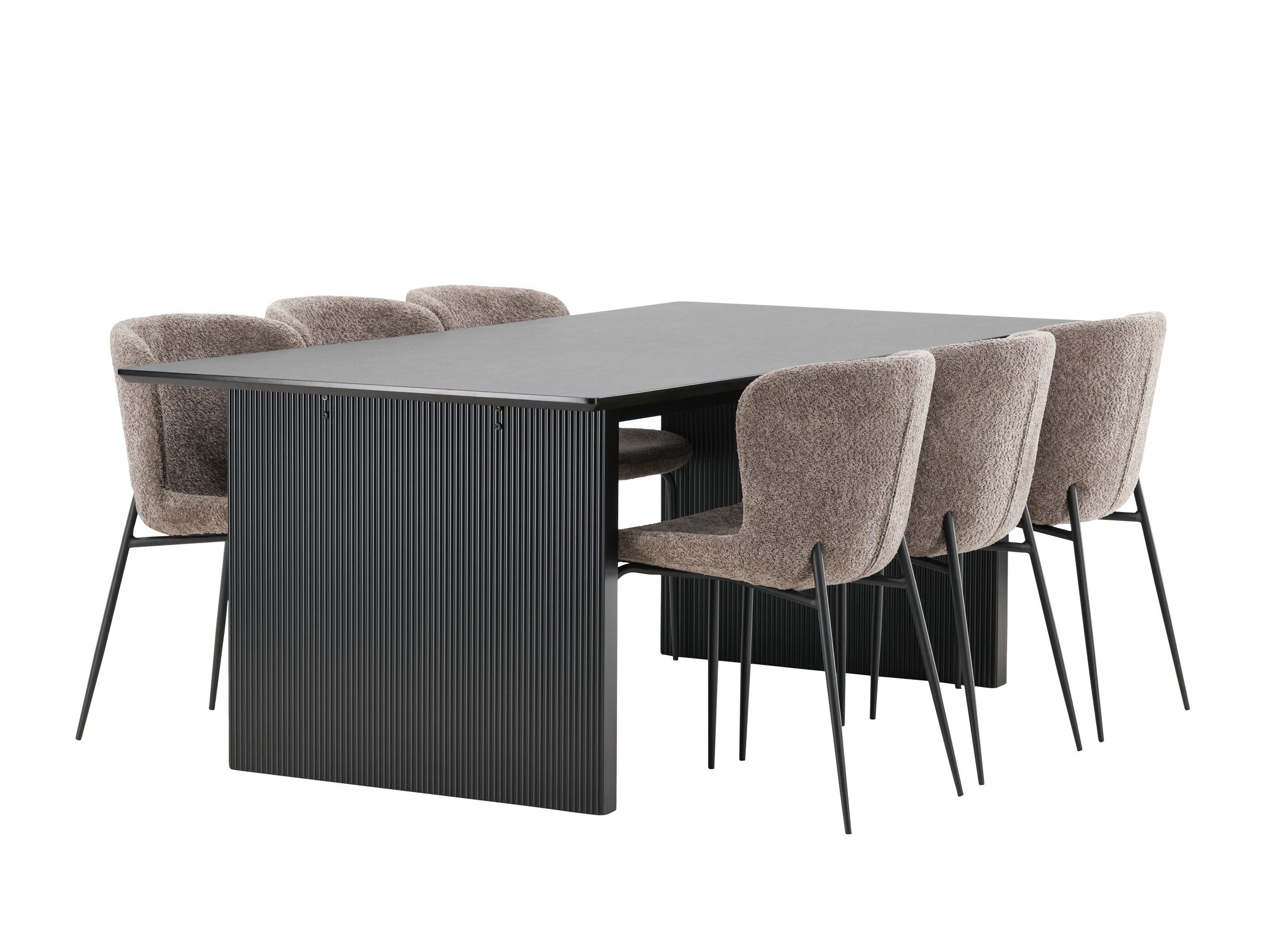 Salle à manger complète Dallas 5066 (Marron)