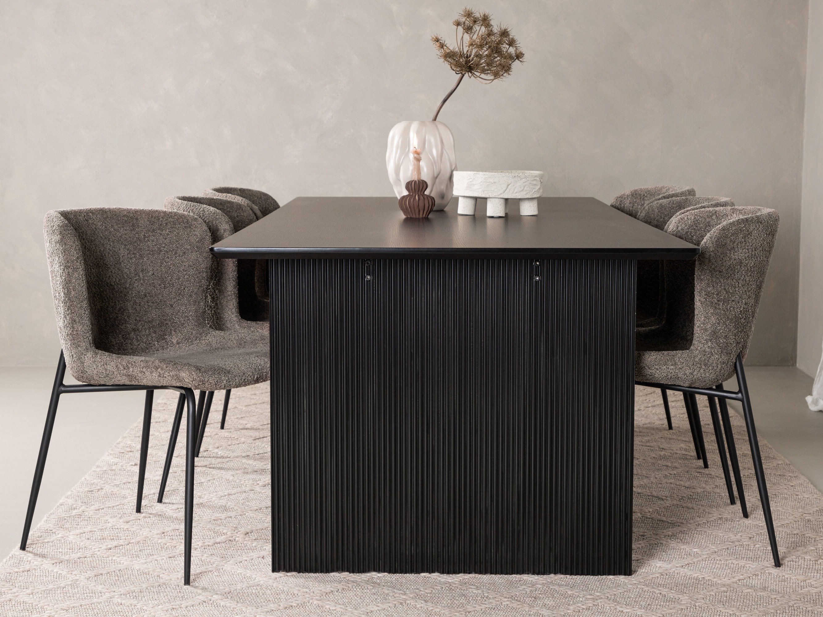 Salle à manger complète Dallas 5066 (Marron)