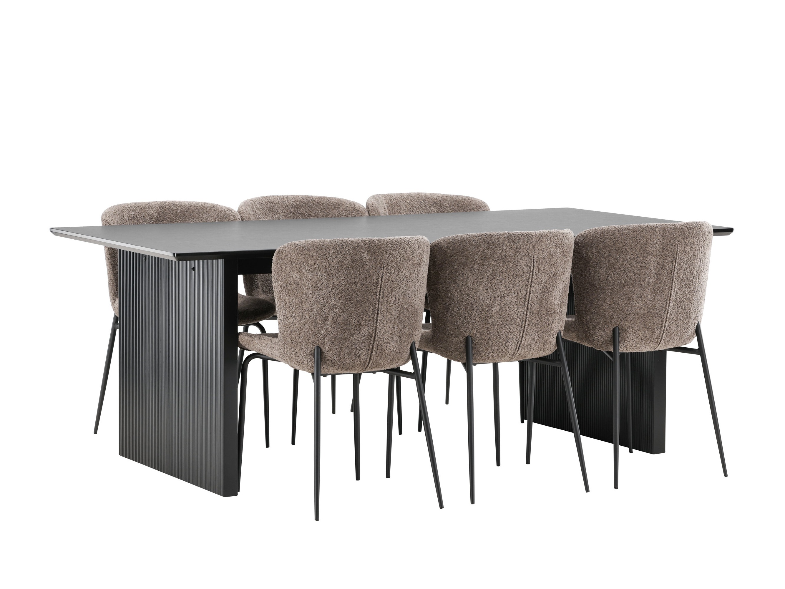 Salle à manger complète Dallas 5066 (Marron)