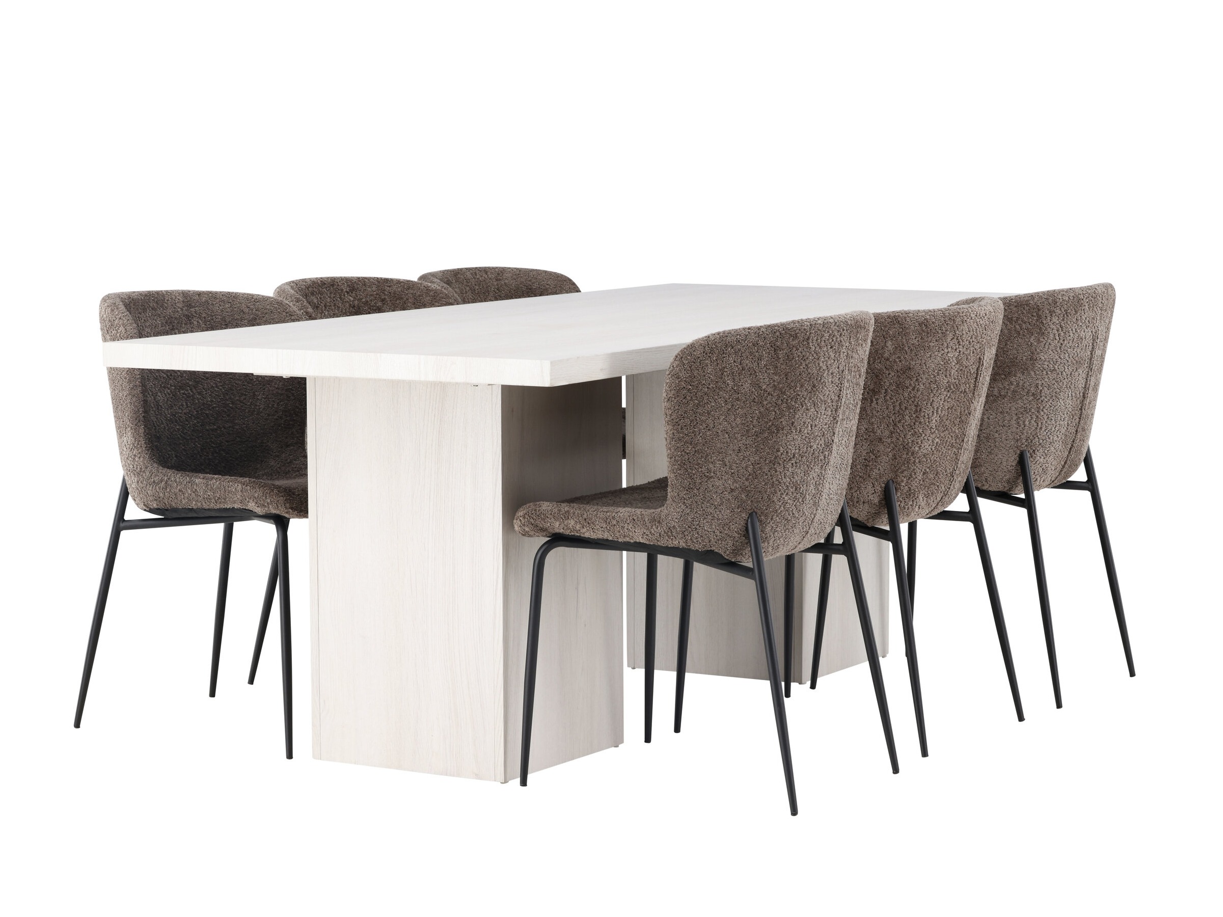 Salle à manger complète Dallas 5080 (Marron)