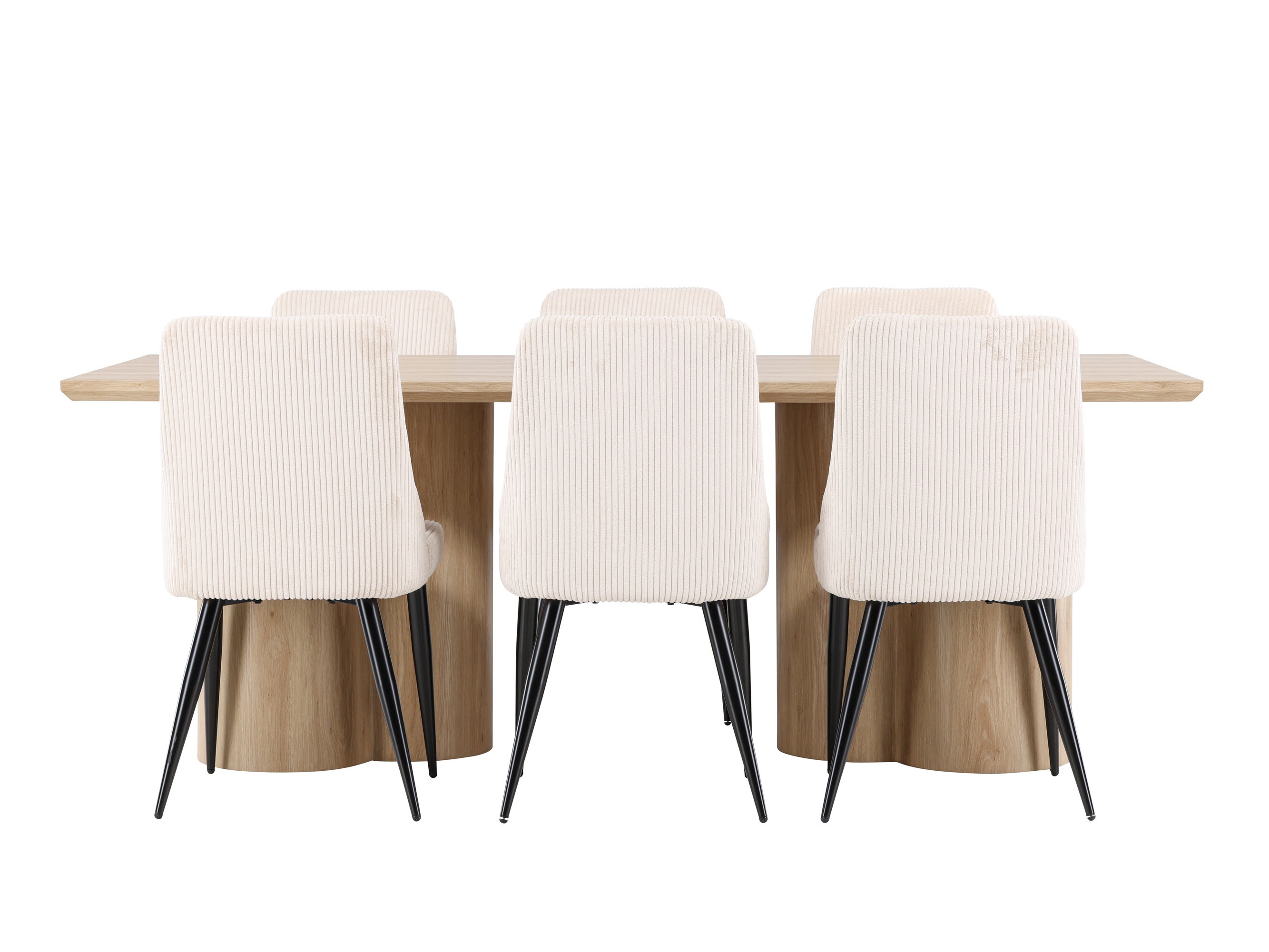 Salle à manger complète Dallas 5179 (Clair bois)