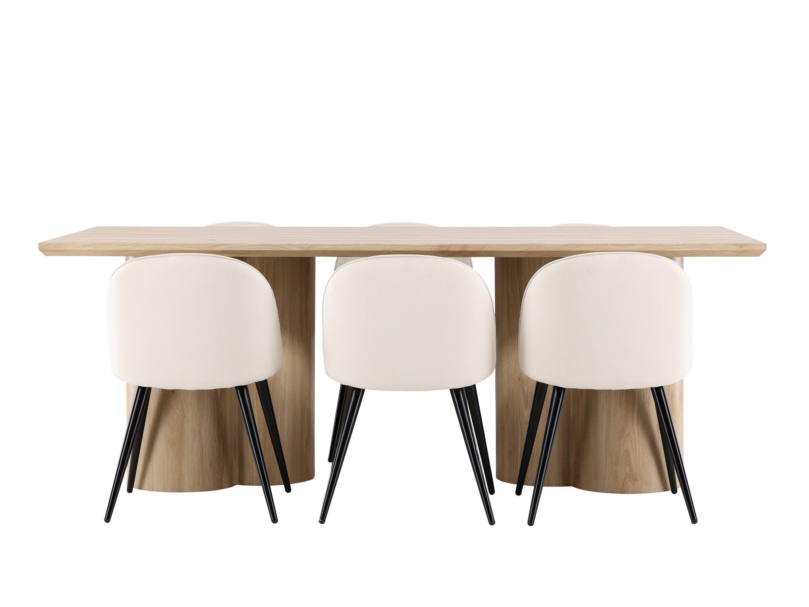 Salle à manger complète Dallas 5330 (Clair bois)