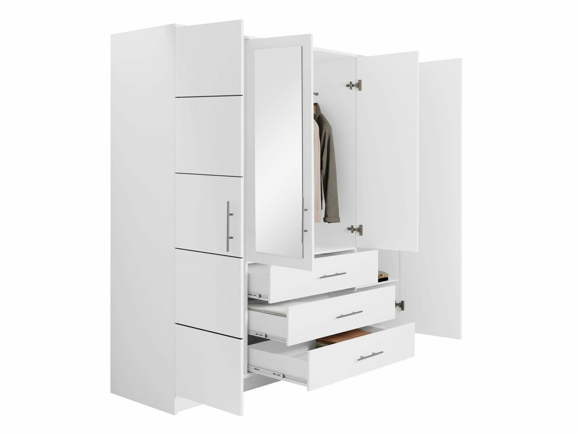 Armoire Dortivu 154 (Chêne wellington)