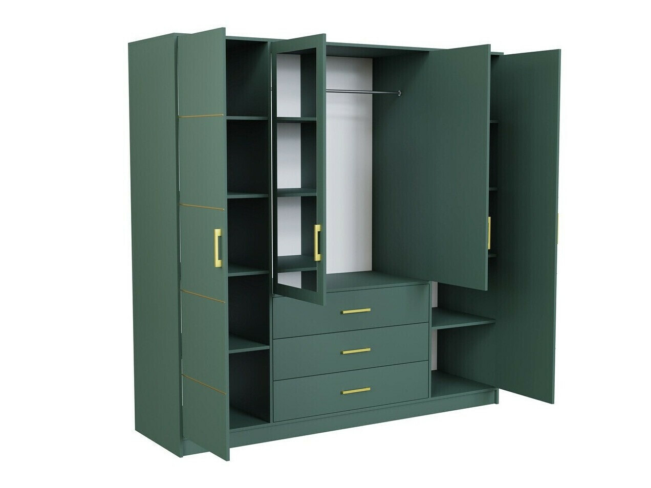 Ensemble de meubles Delbalo 106 (Vert)