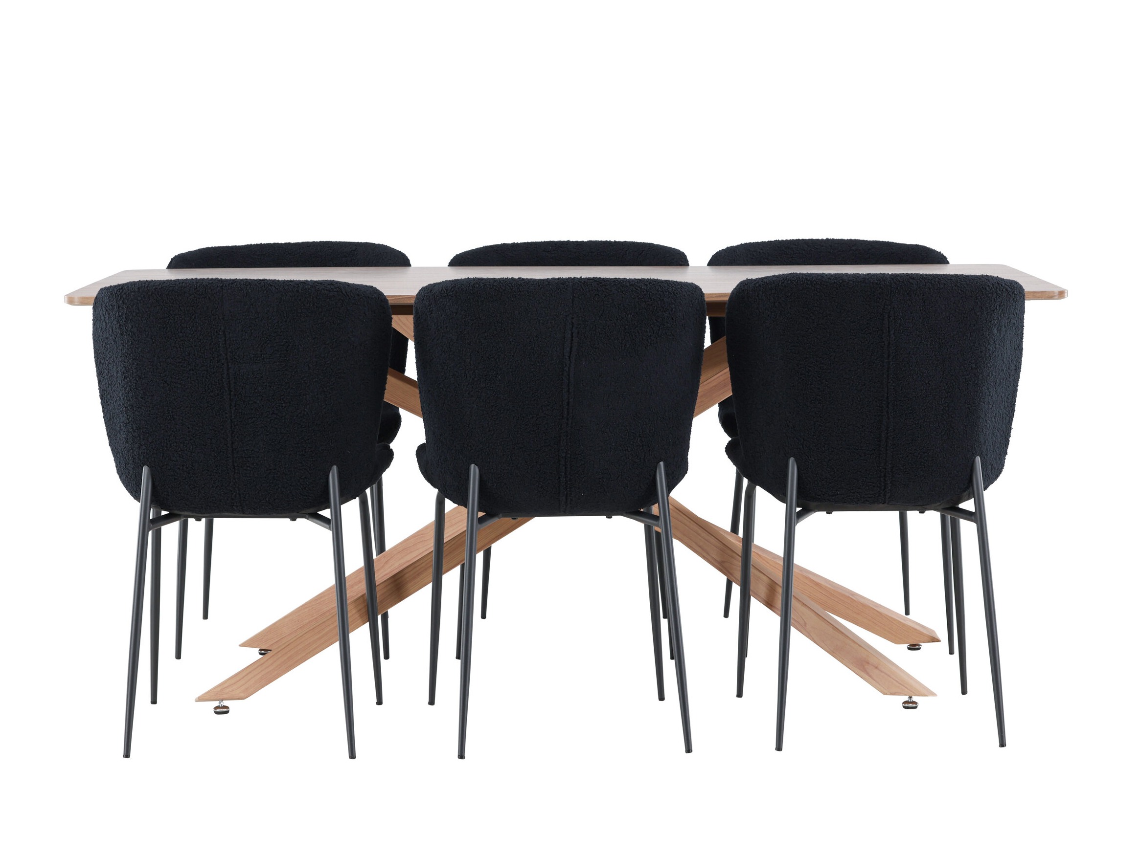 Salle à manger complète Dallas 5102 (Noir)
