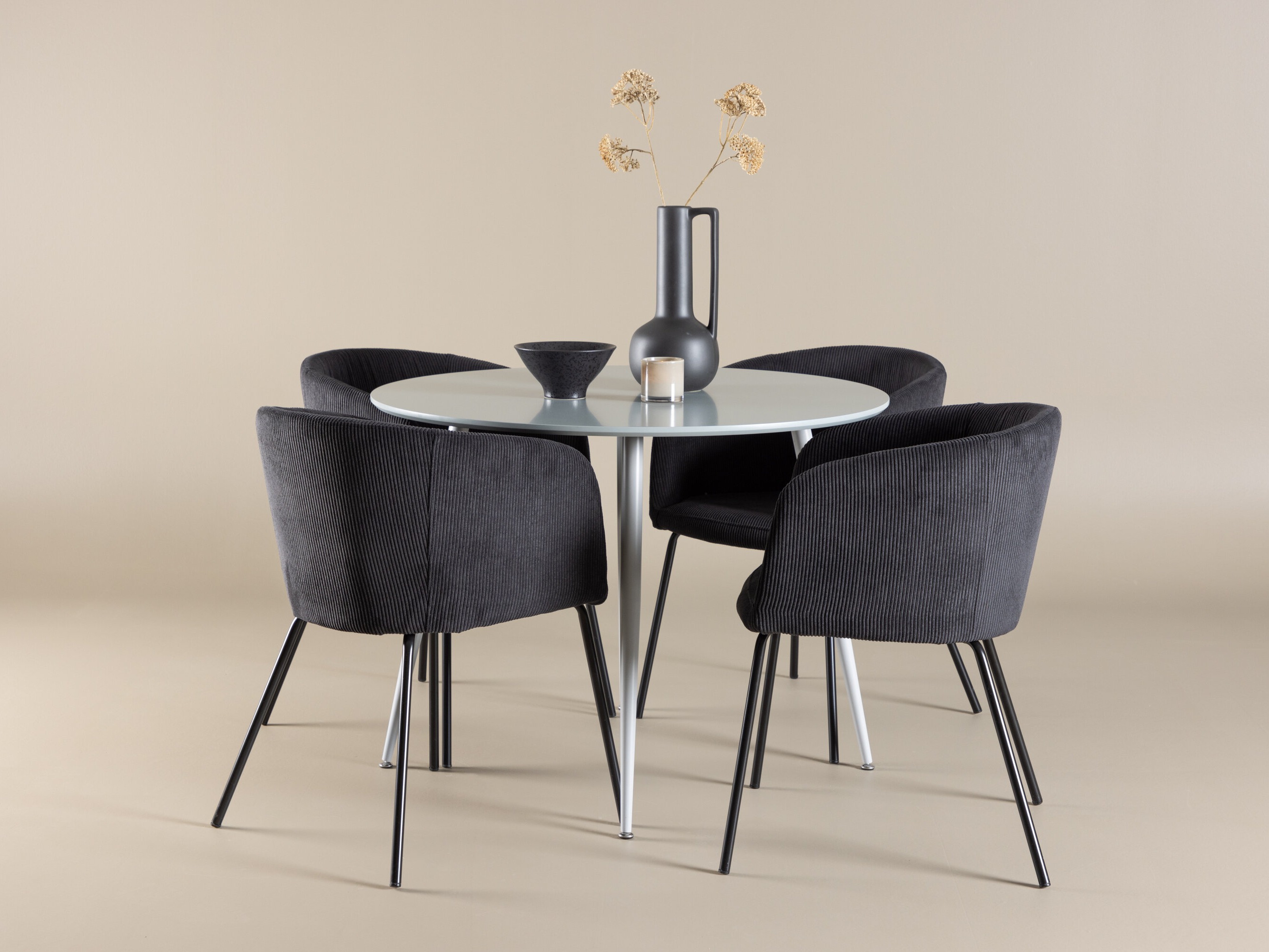 Salle à manger complète Dallas 5103 (Gris)