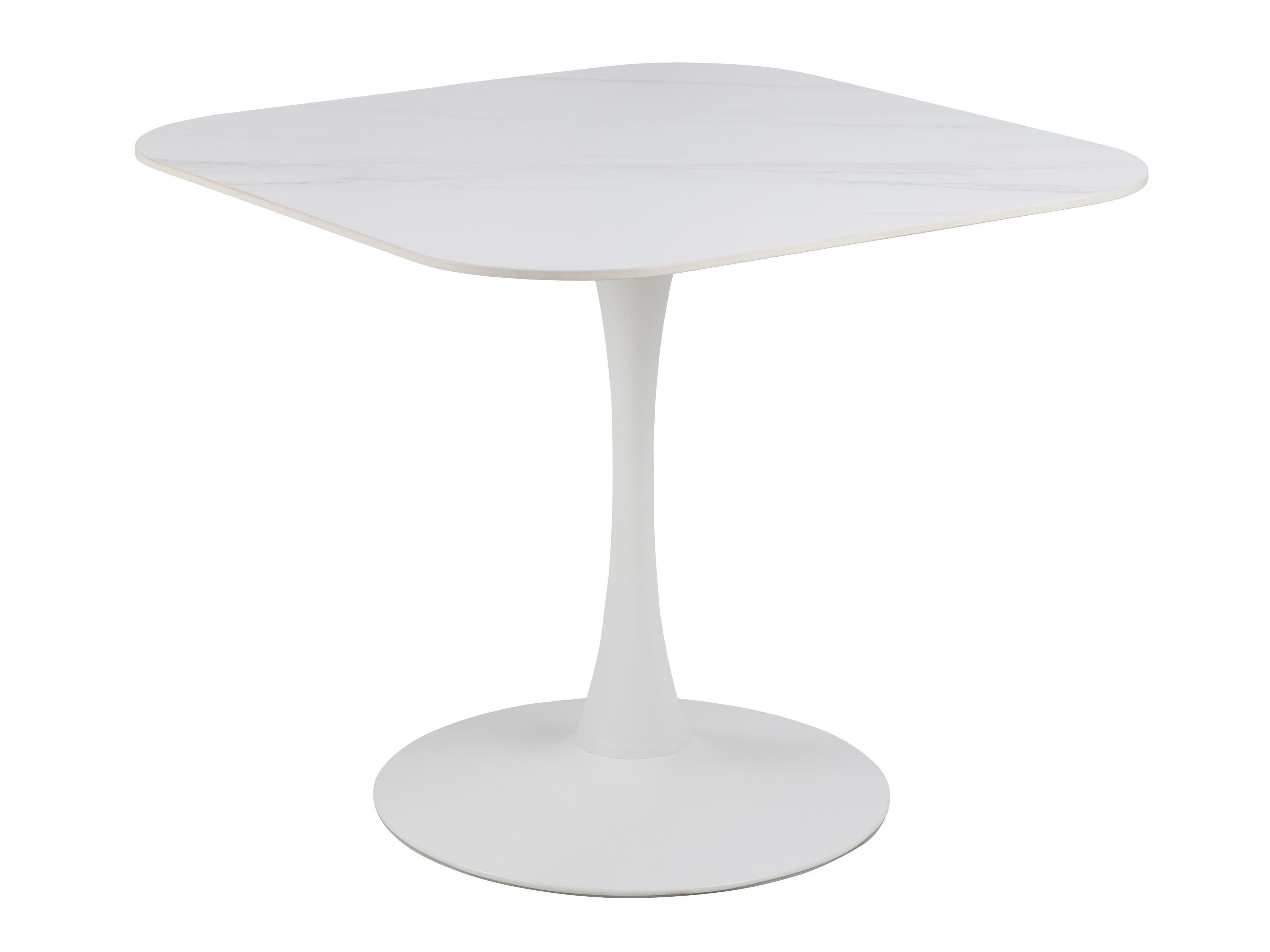 Table Norsica 690 (Blanc + Marbre blanc)