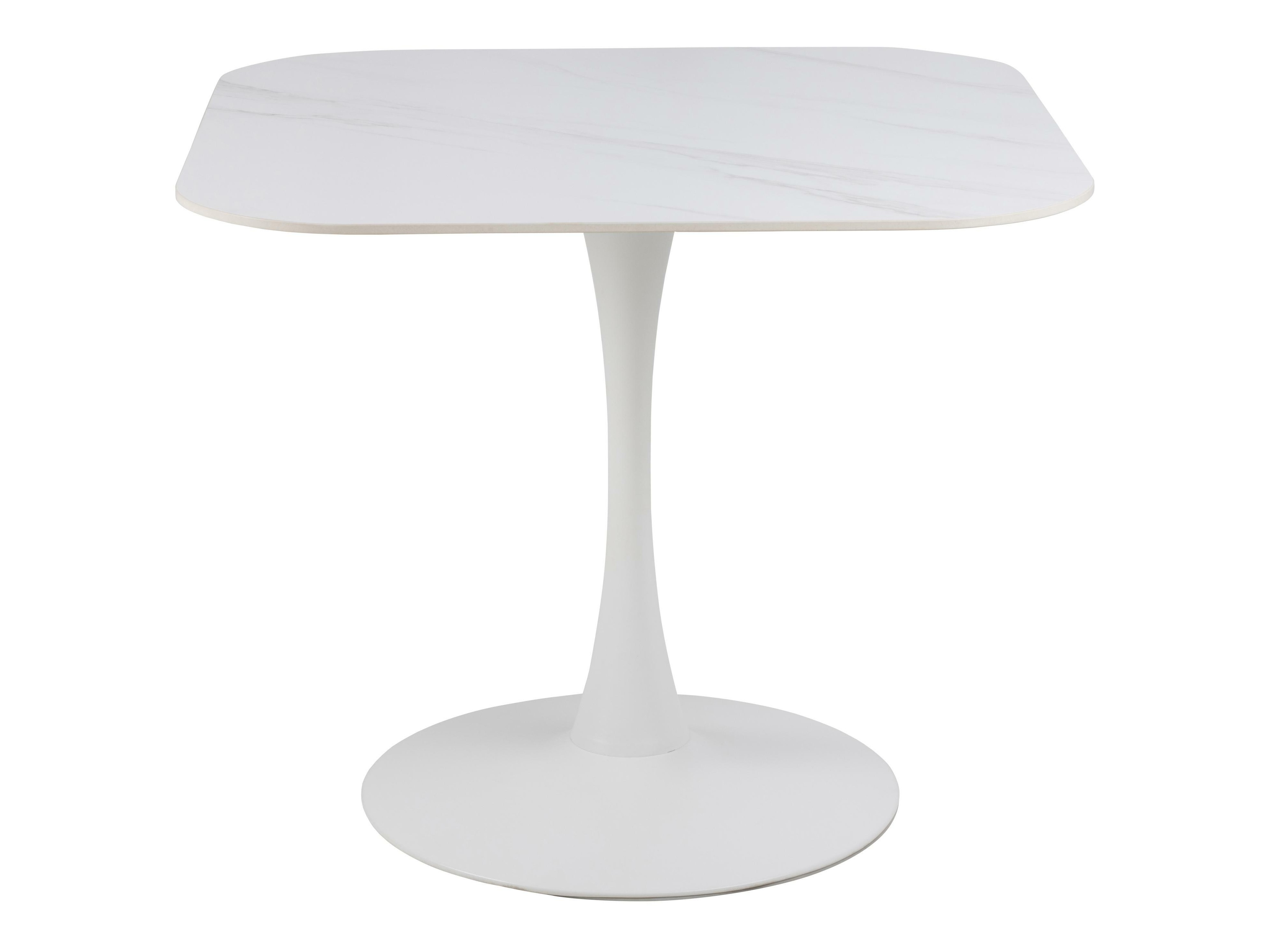 Table Norsica 690 (Blanc + Marbre blanc)