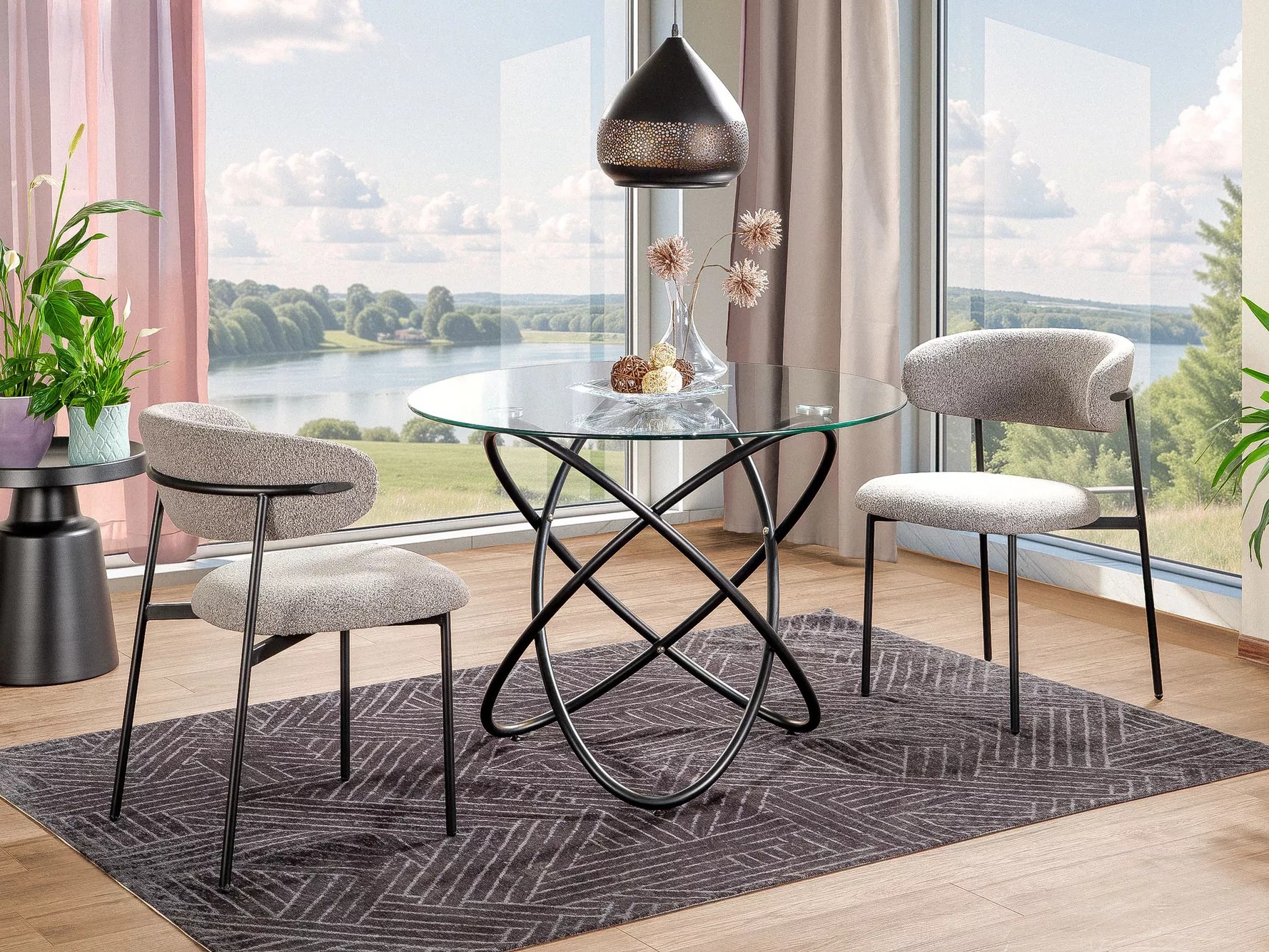 Table Detroit 933 (Noir)