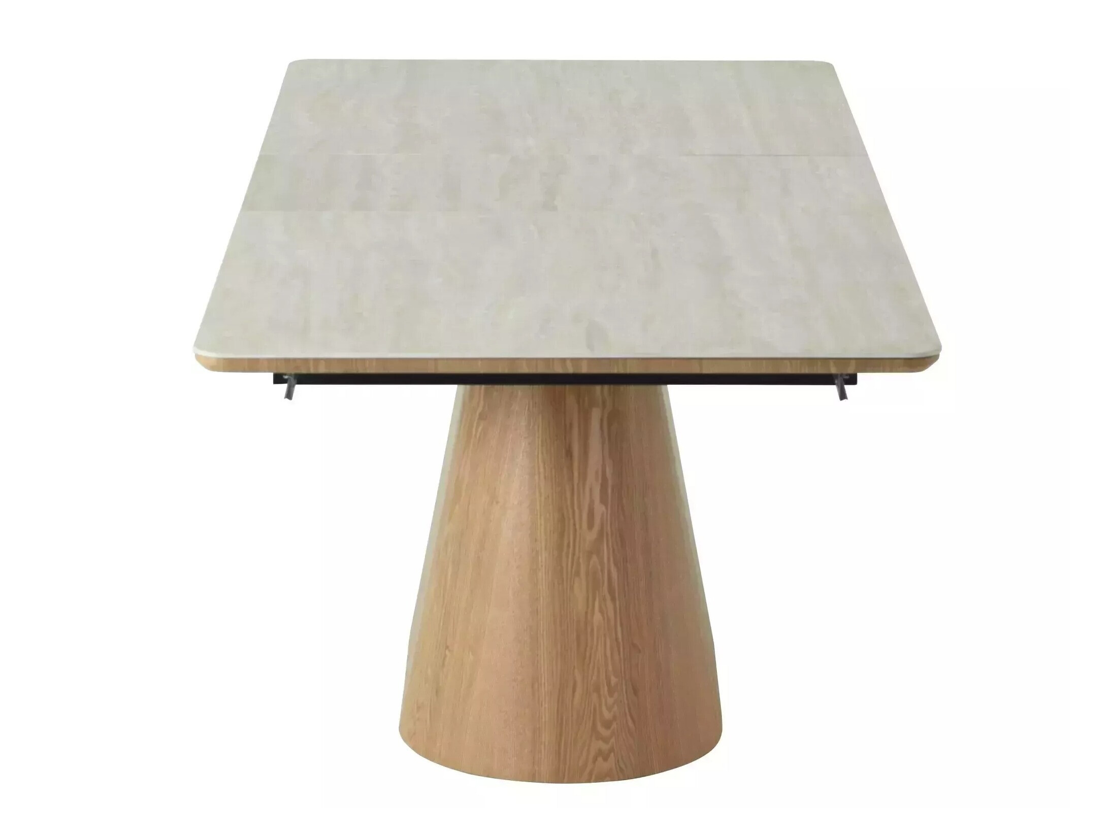 Table Detroit 932 (Travertin clair + Chêne)