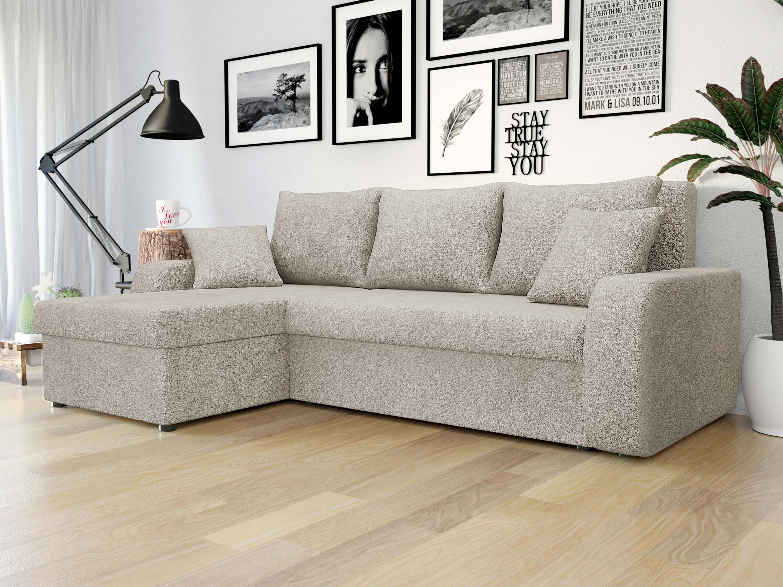 Canapé d'angle Comfivo Melissa (Velo 622)