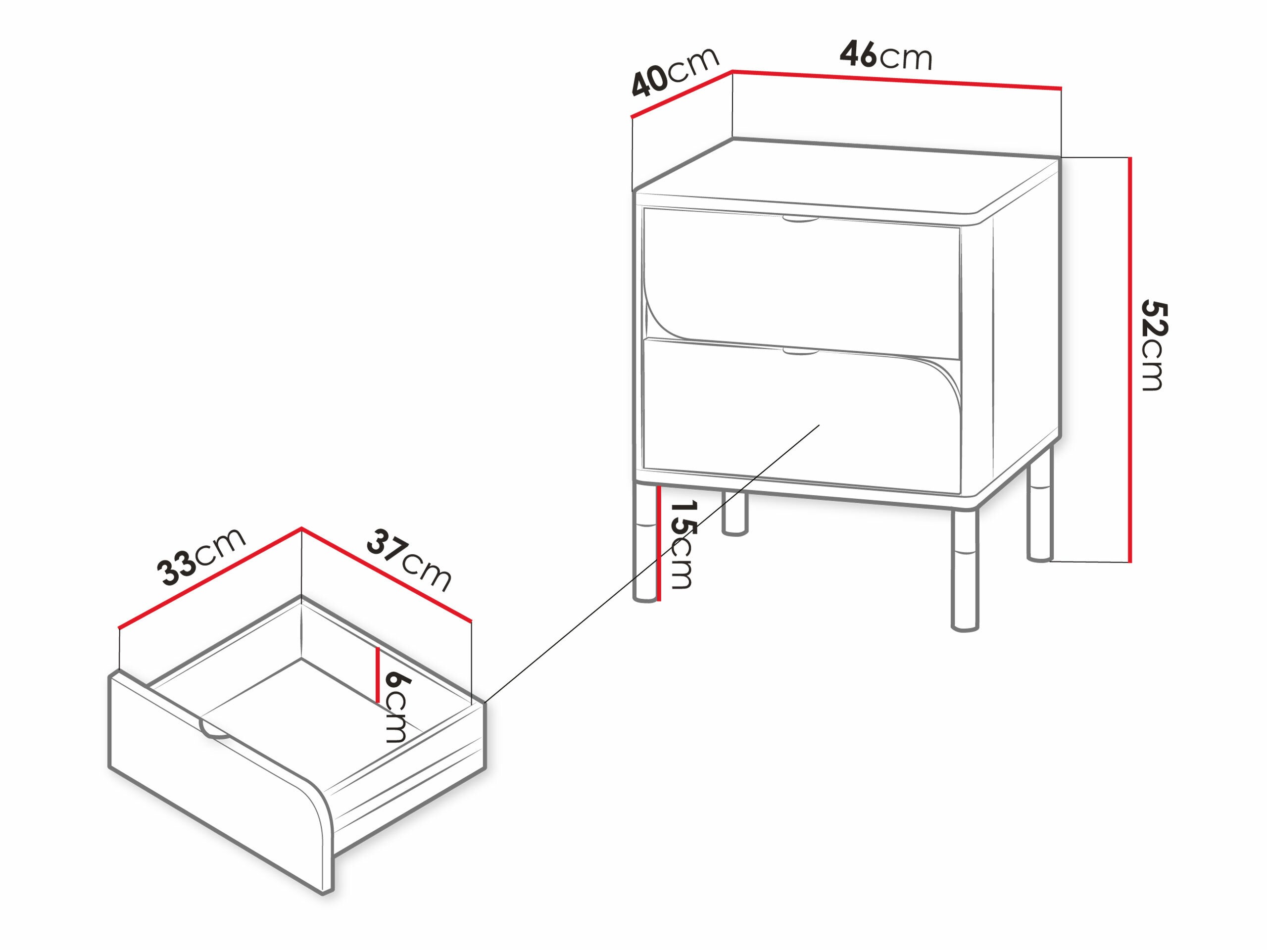 Table de chevet Lomsono 106
