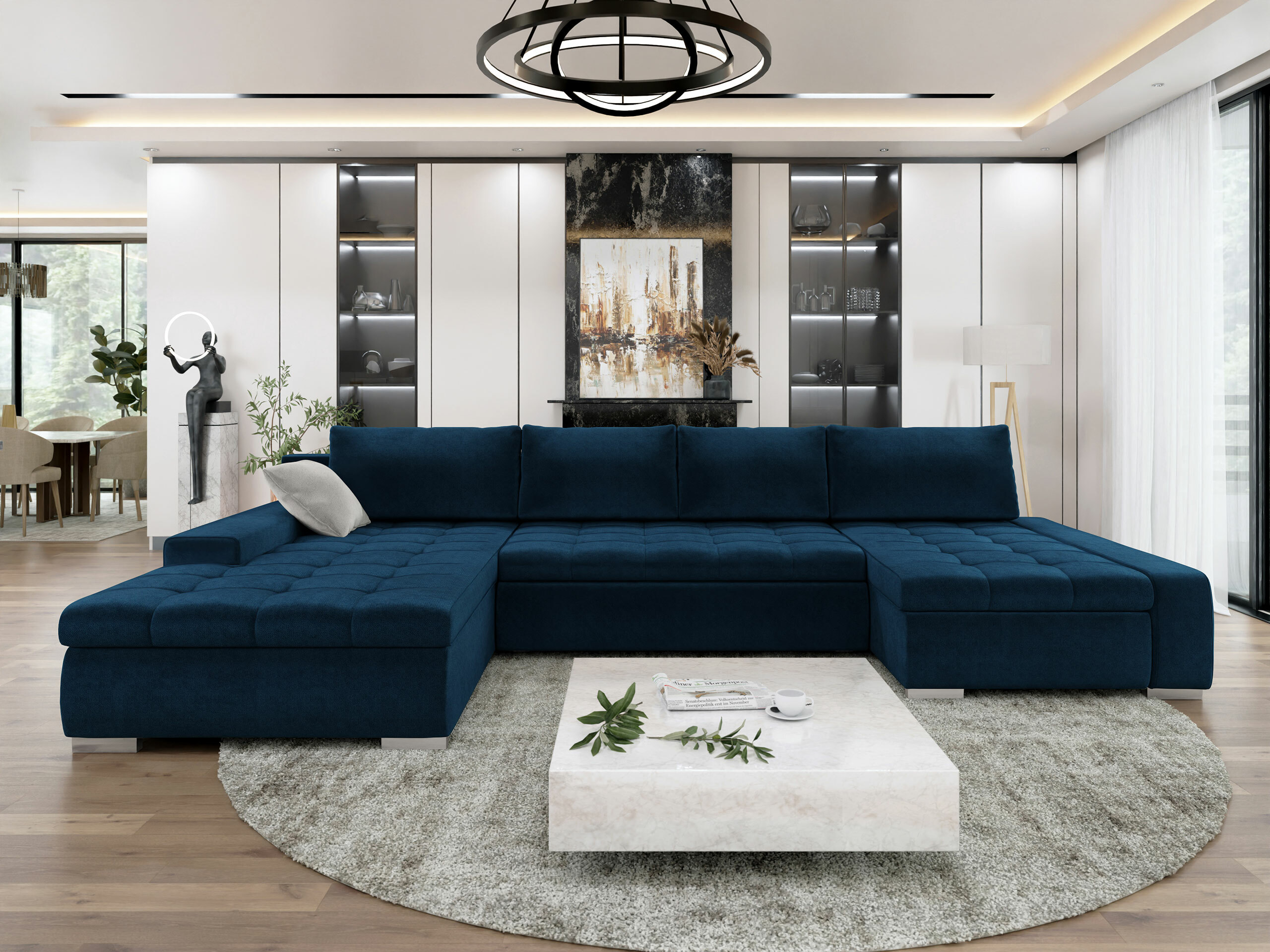 Canapé d'angle Comfivo 106 (Kronos 09 + Paros 05)