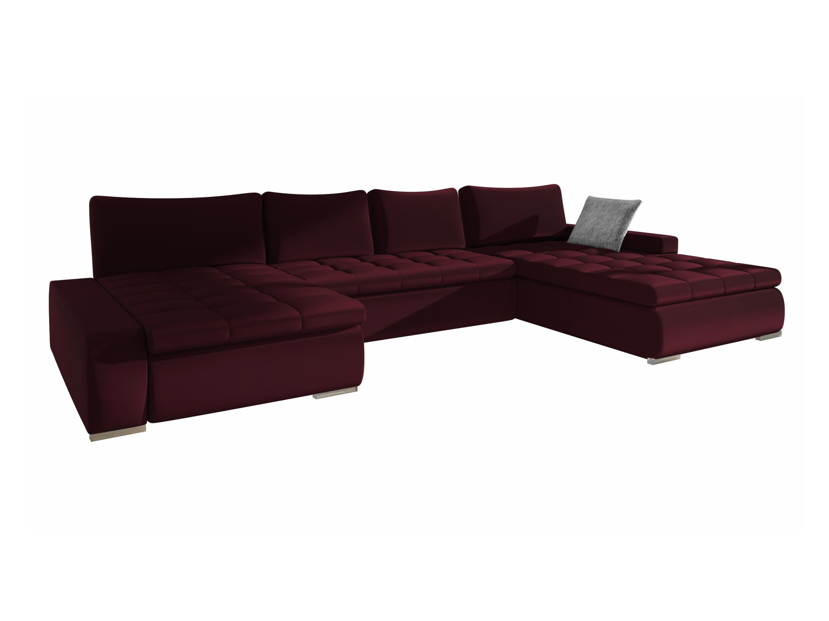 Canapé d'angle Comfivo Oliva I (Venus Velvet 2932 + Miu 2059)