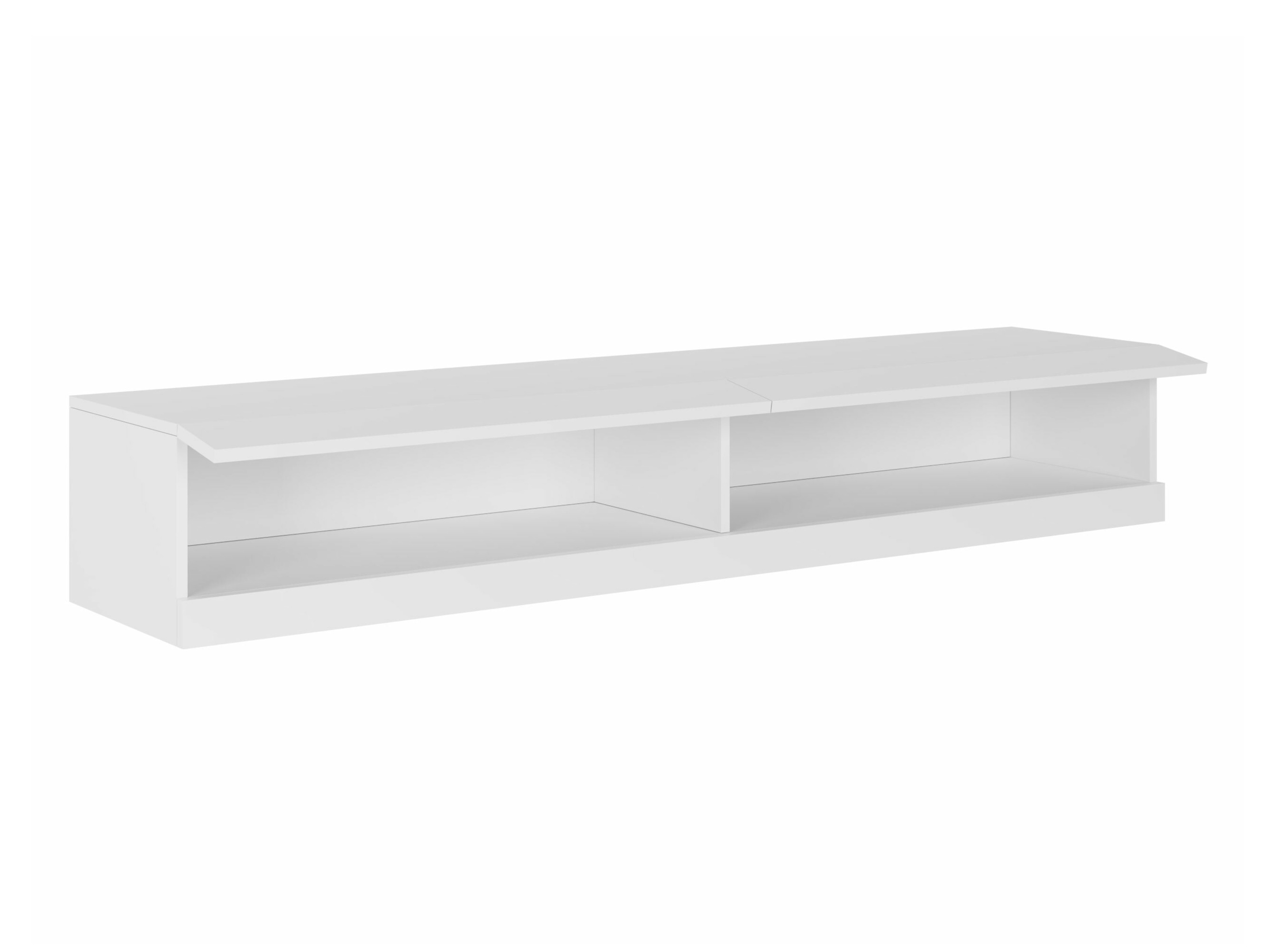 Meuble TV Vilrin (Noir + Noir brillant)