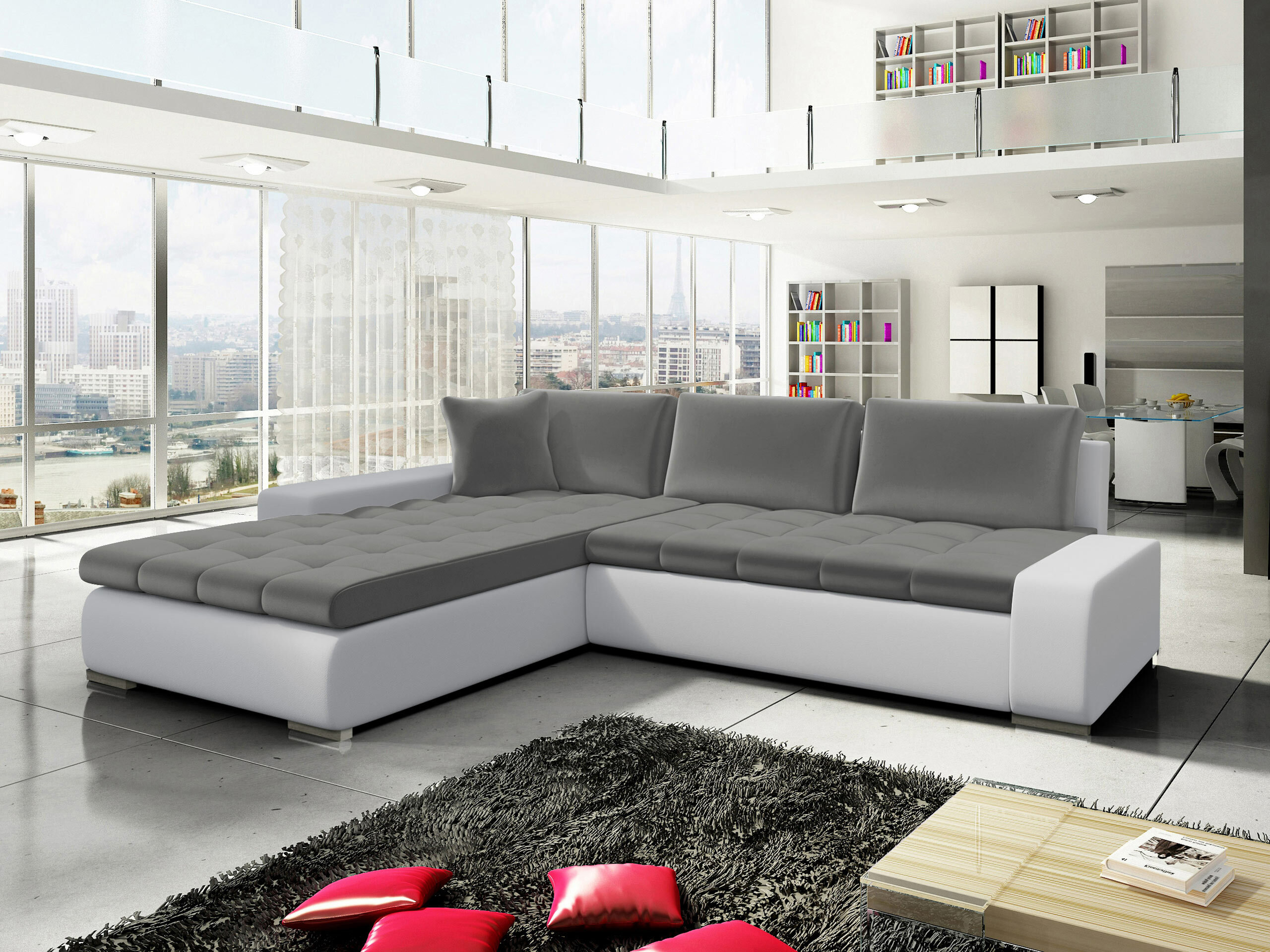 Canapé d'angle Comfivo Nitor II (Soft 017 + Magic Velvet 2217)