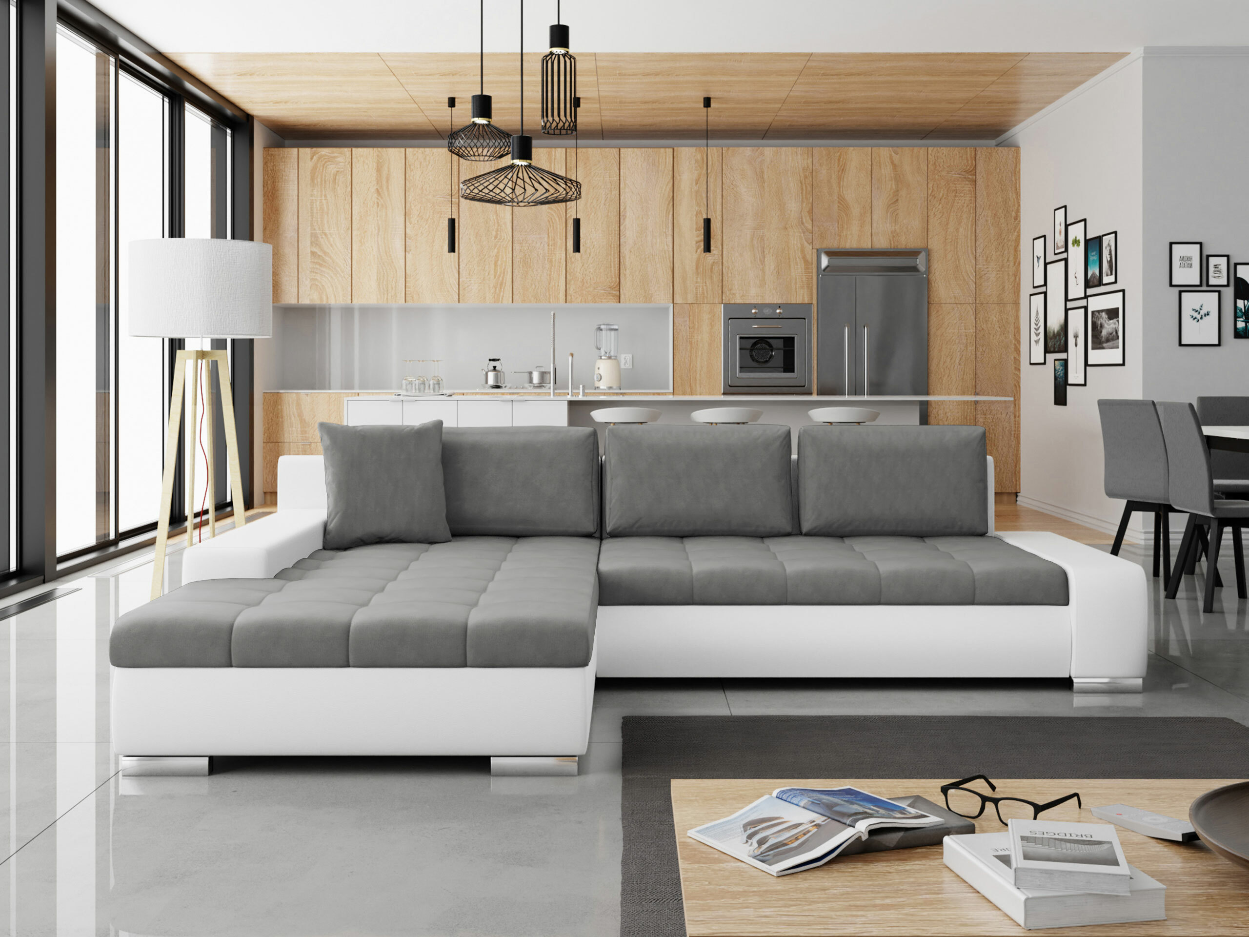 Canapé d'angle Comfivo Nitor II (Soft 017 + Magic Velvet 2217)