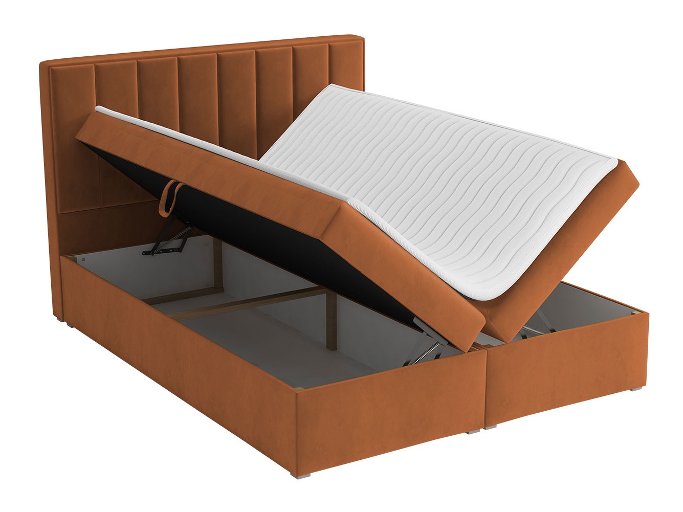 Lit boxspring Pomona 116 (Magic velours 2213)