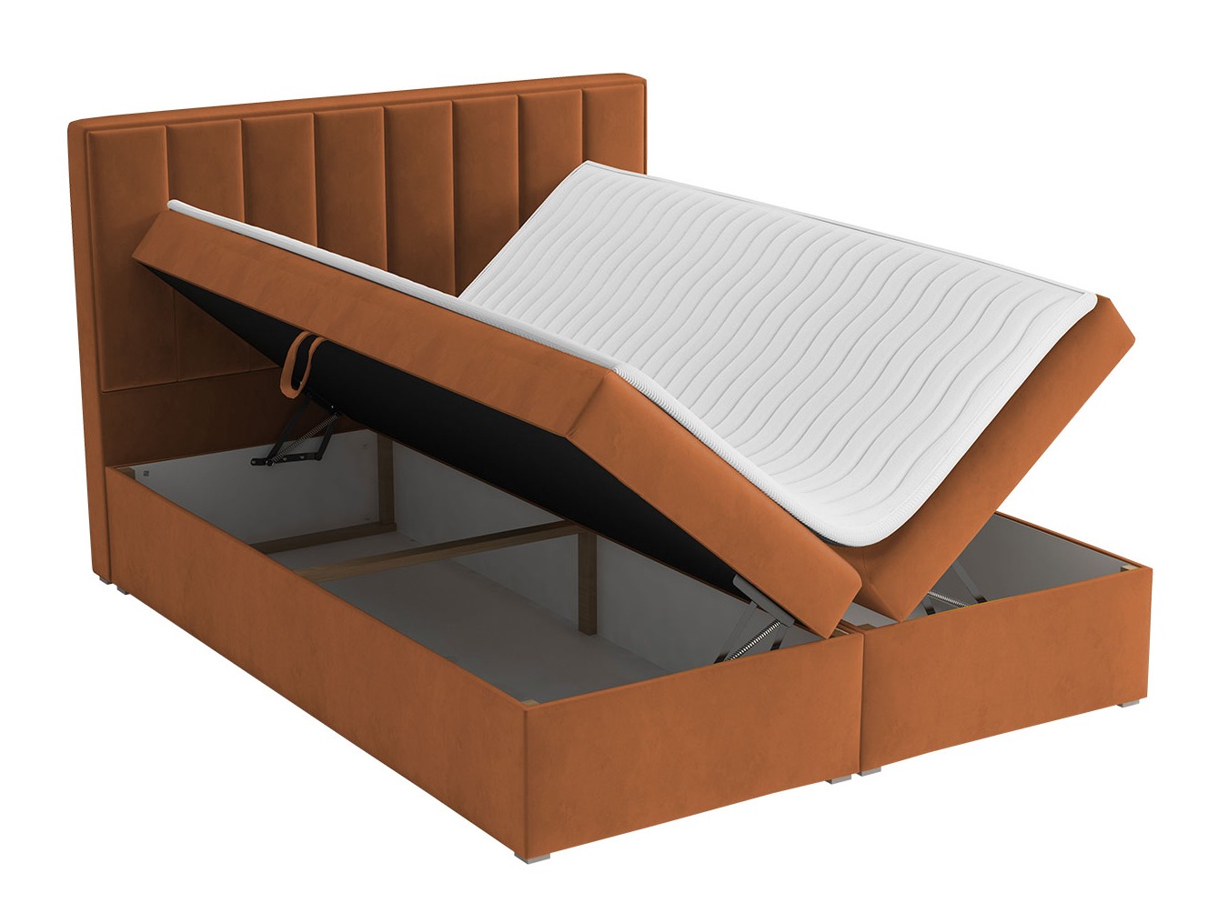 Lit boxspring Pomona 116 (Magic velours 2213)