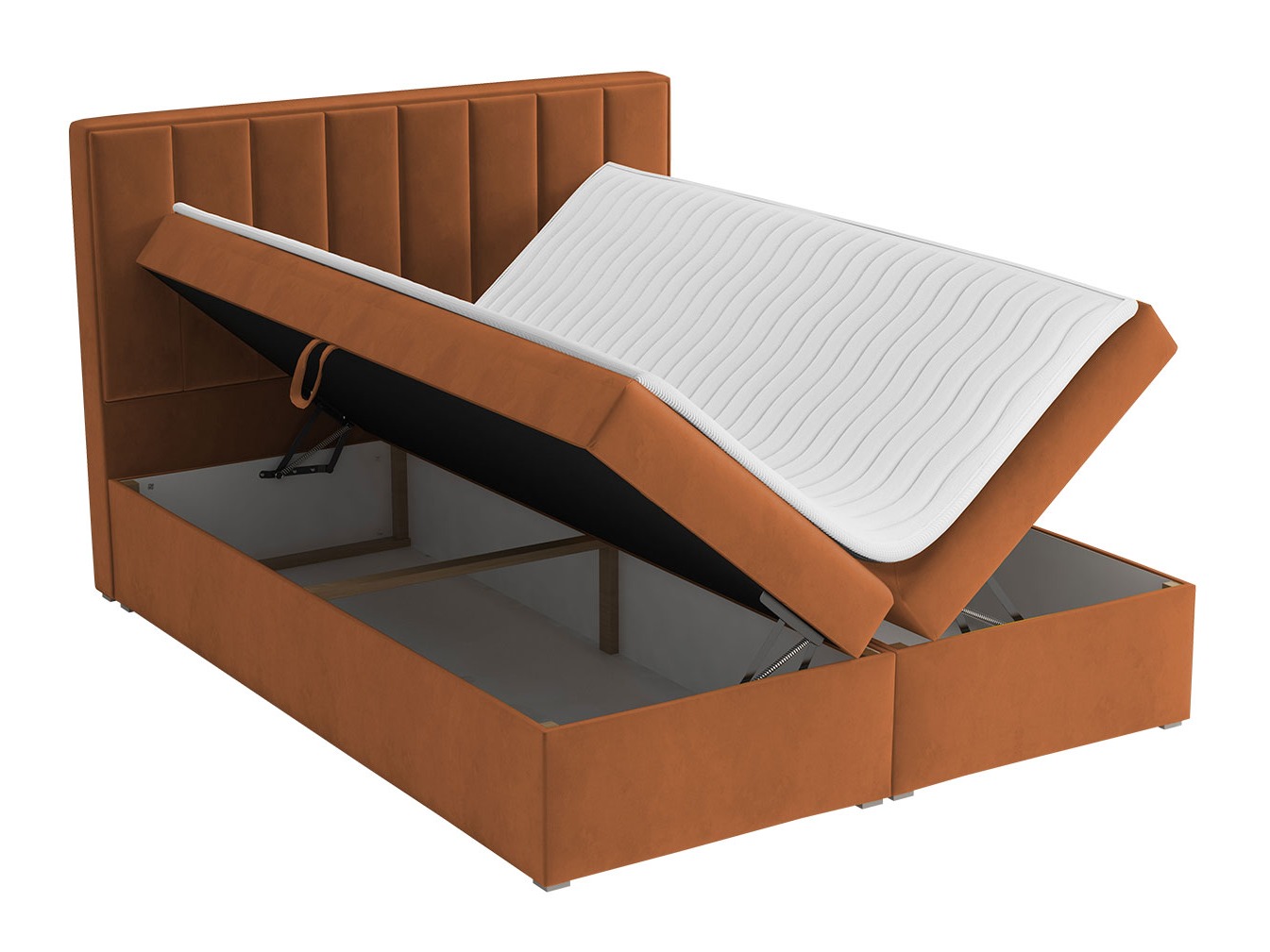 Lit boxspring Pomona 116 (Magic velours 2216)