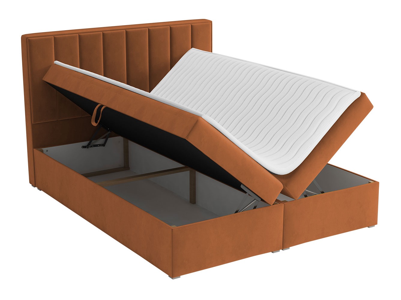 Lit boxspring Pomona 116 (Magic velours 2217)