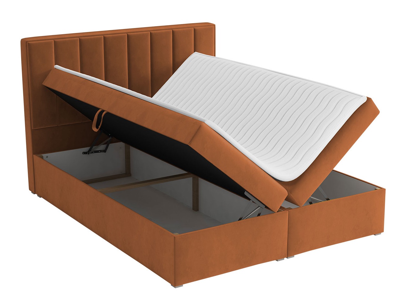 Lit boxspring Pomona 116 (Magic velours 2225)