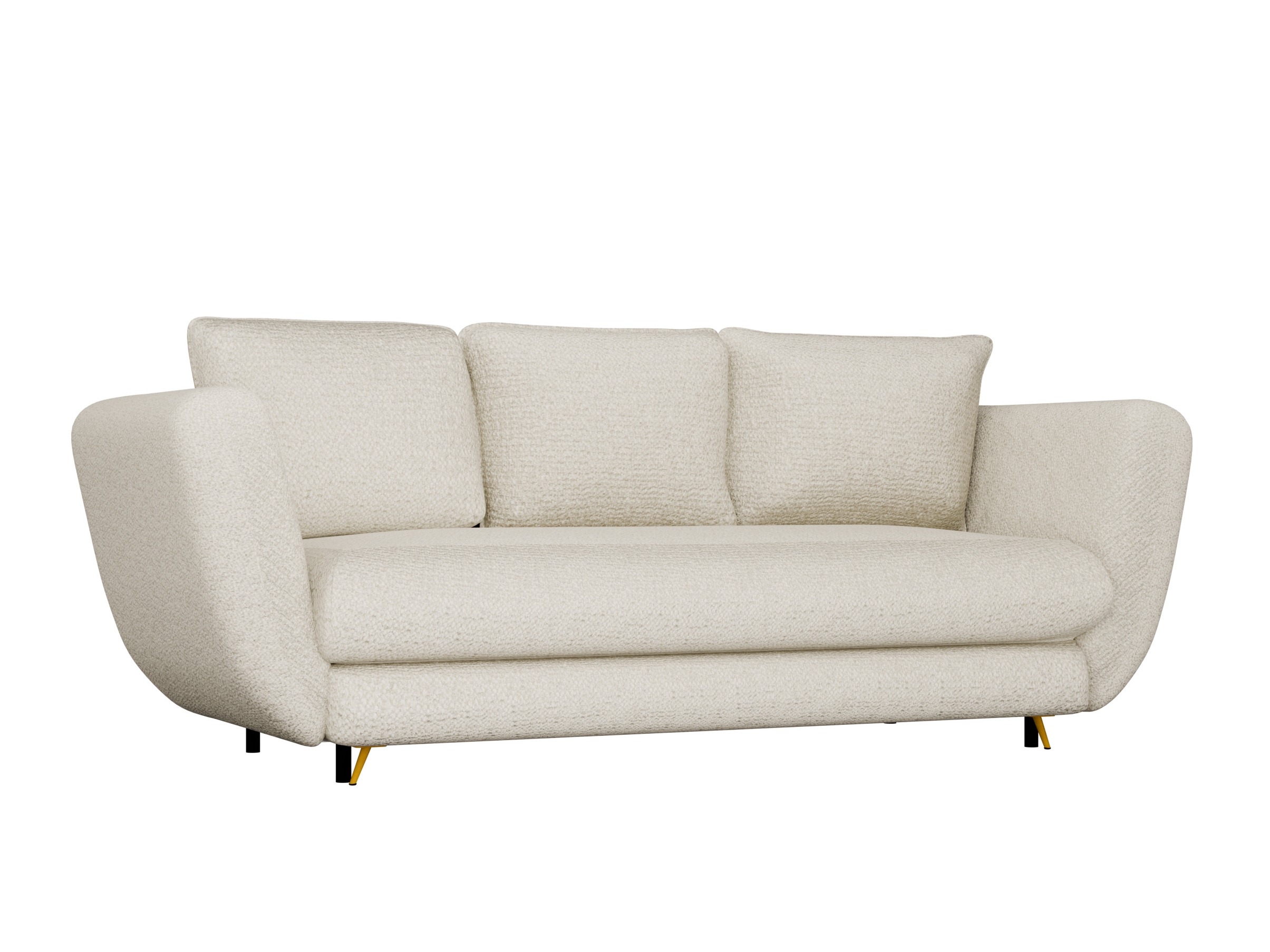 Canapé convertible Mandeville 354 (Doré + Noir)